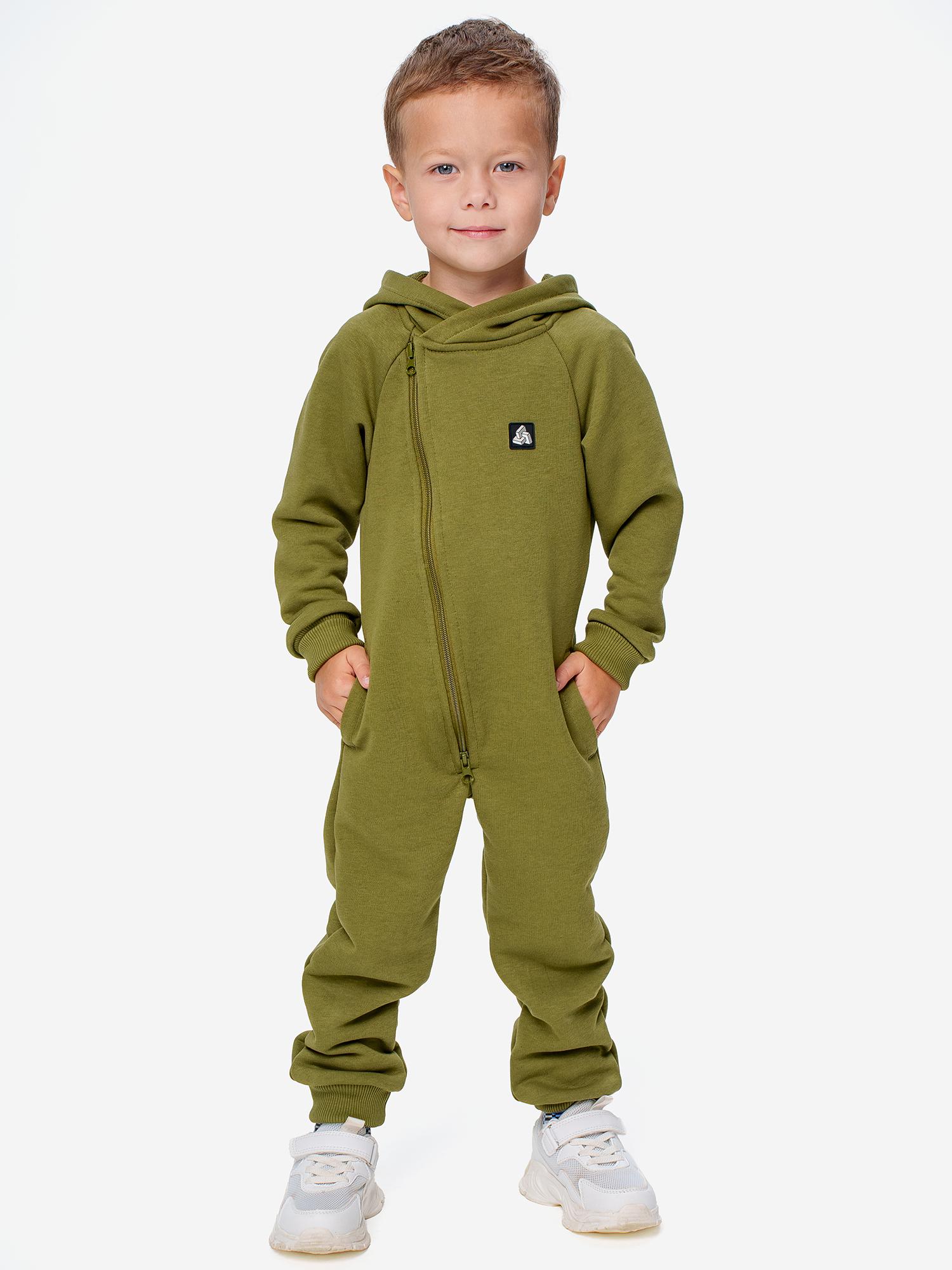 Изображение товара Комбинезон из футера "Капри", Хаки