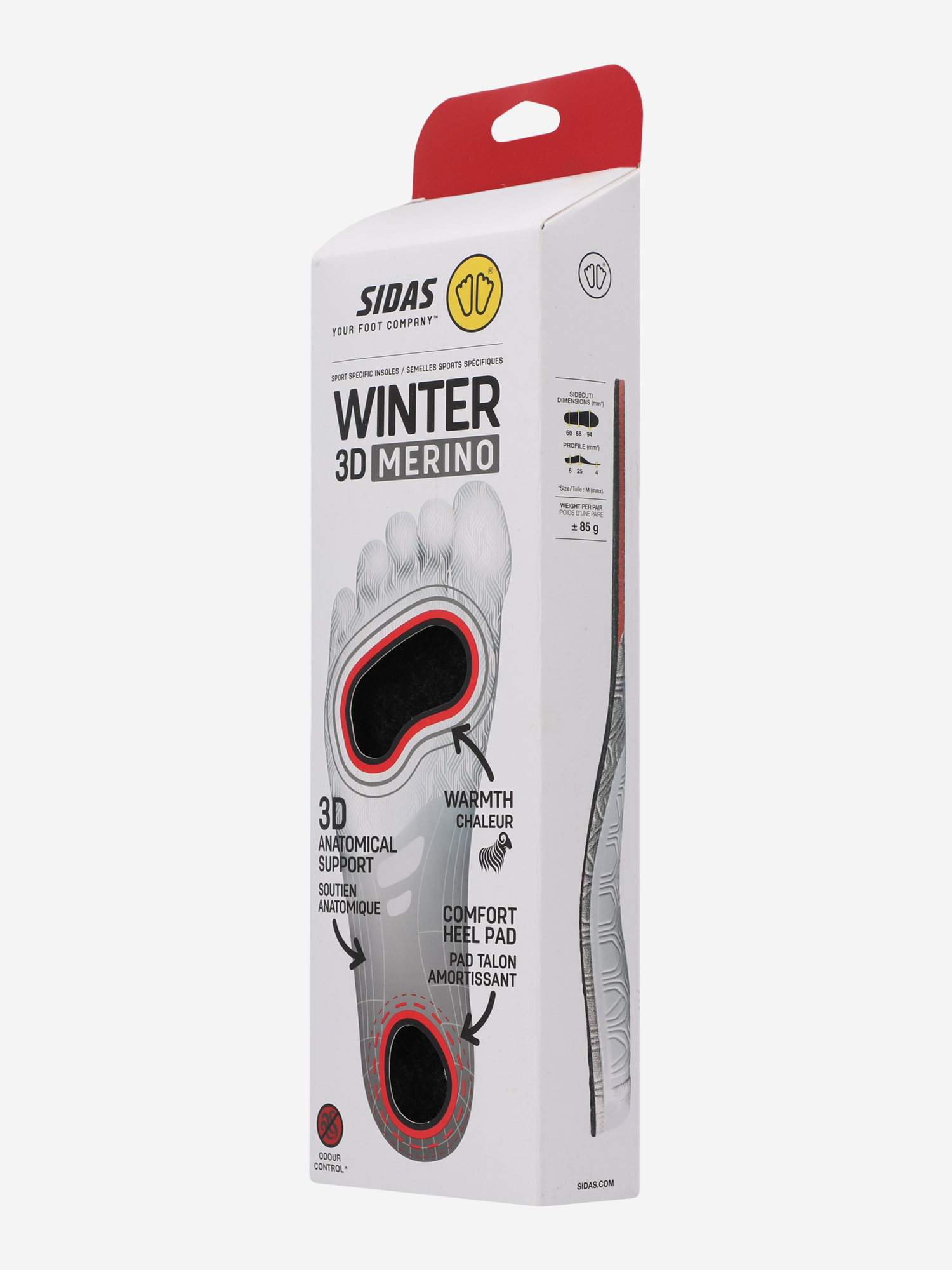 фото Стельки sidas winter 3d comfort, серый