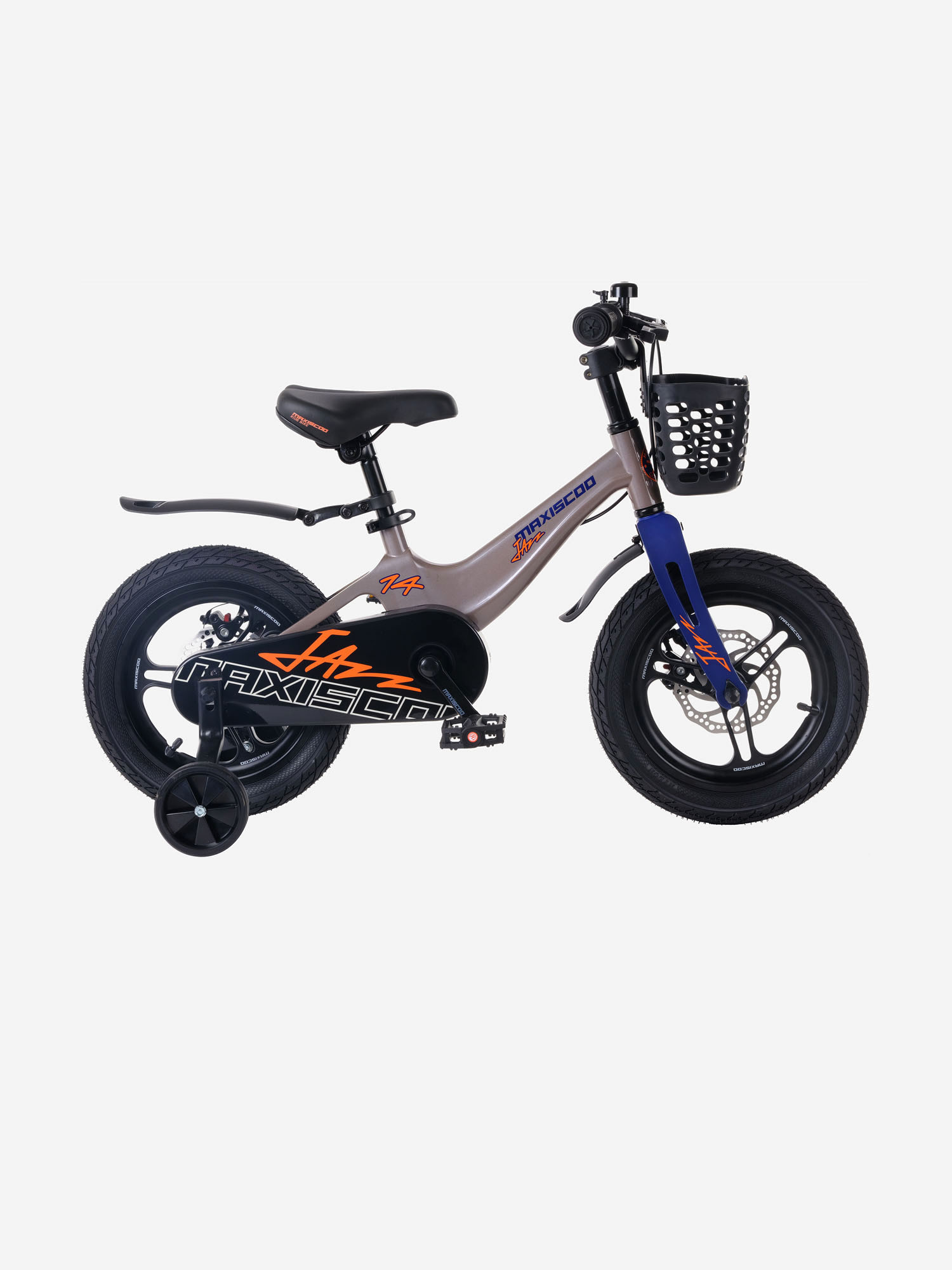

Велосипед Детский Maxiscoo JAZZ Pro 14'' Серый Жемчуг (2024), Мультицвет