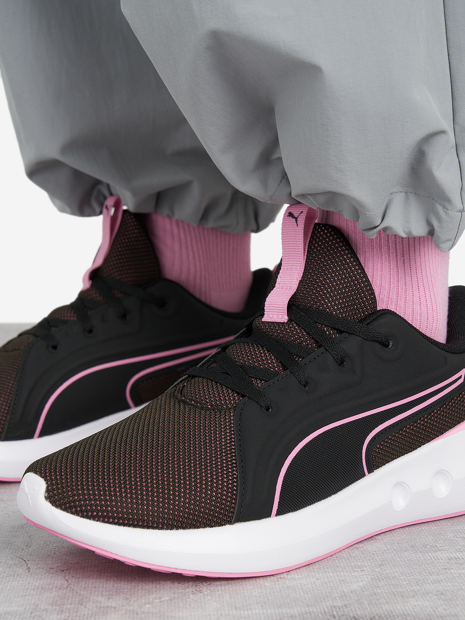 фото Кроссовки женские puma softride carson, черный