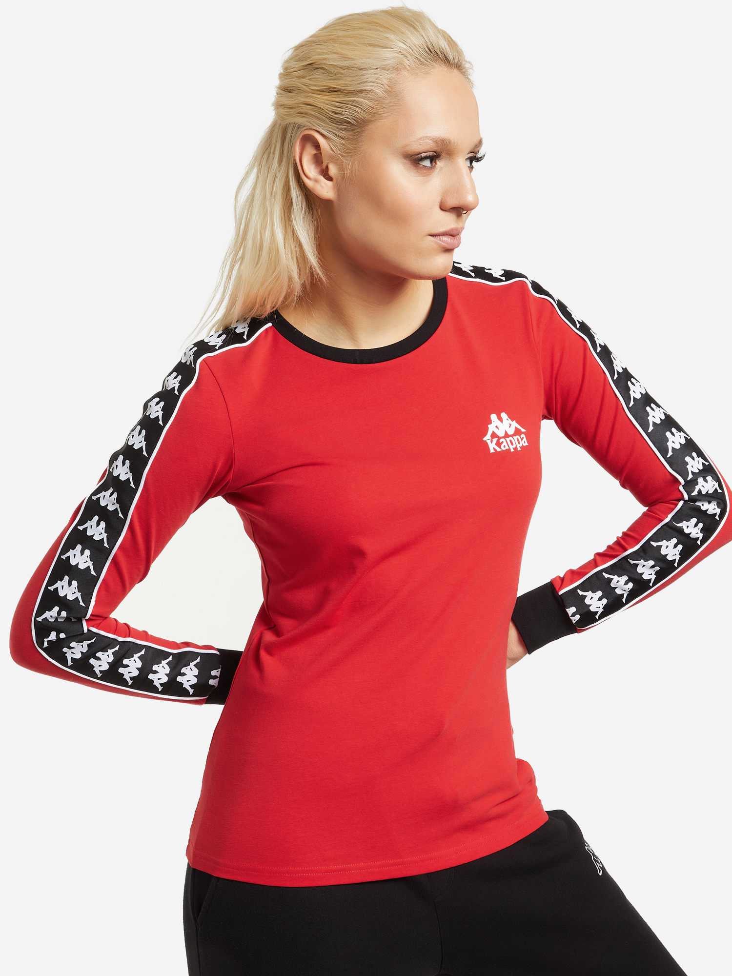 Лонгслив Kappa, красный, арт. 104801KAP-R2