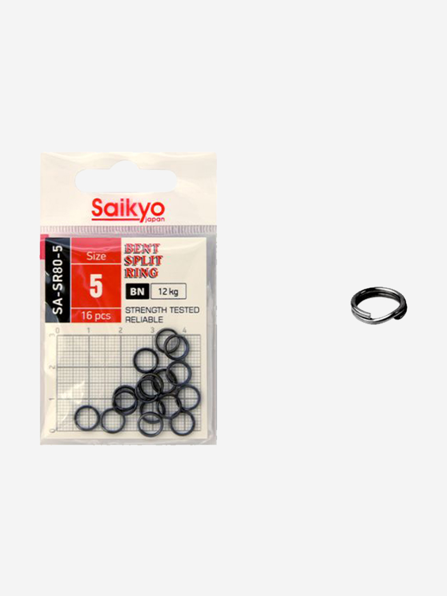 

Заводное кольцо Saikyo SA-SR80-5 (1 упк. по 16 шт.), Черный