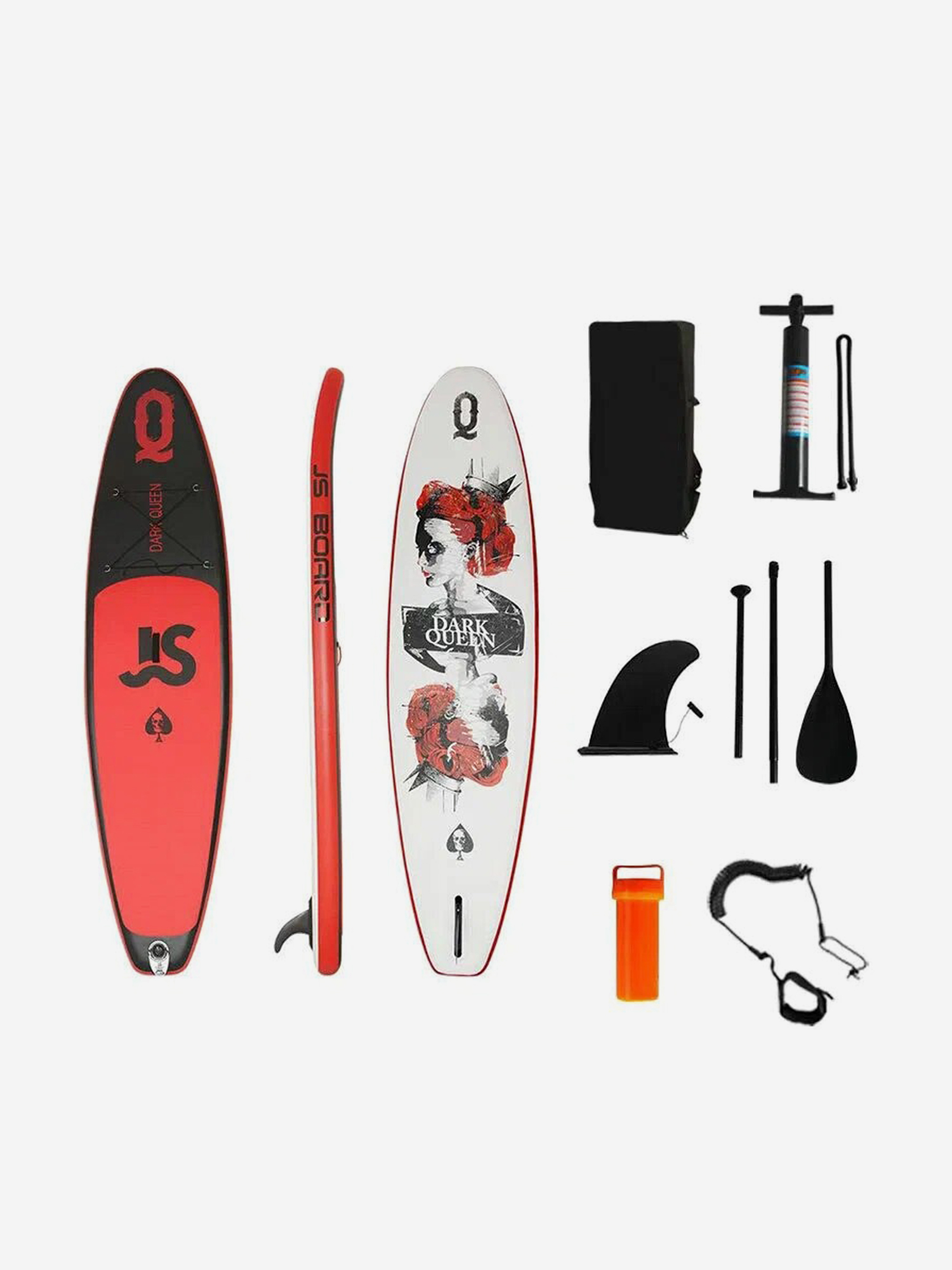 

SUP-board Nonstopika Round, A35, цвет красный/черный, Красный