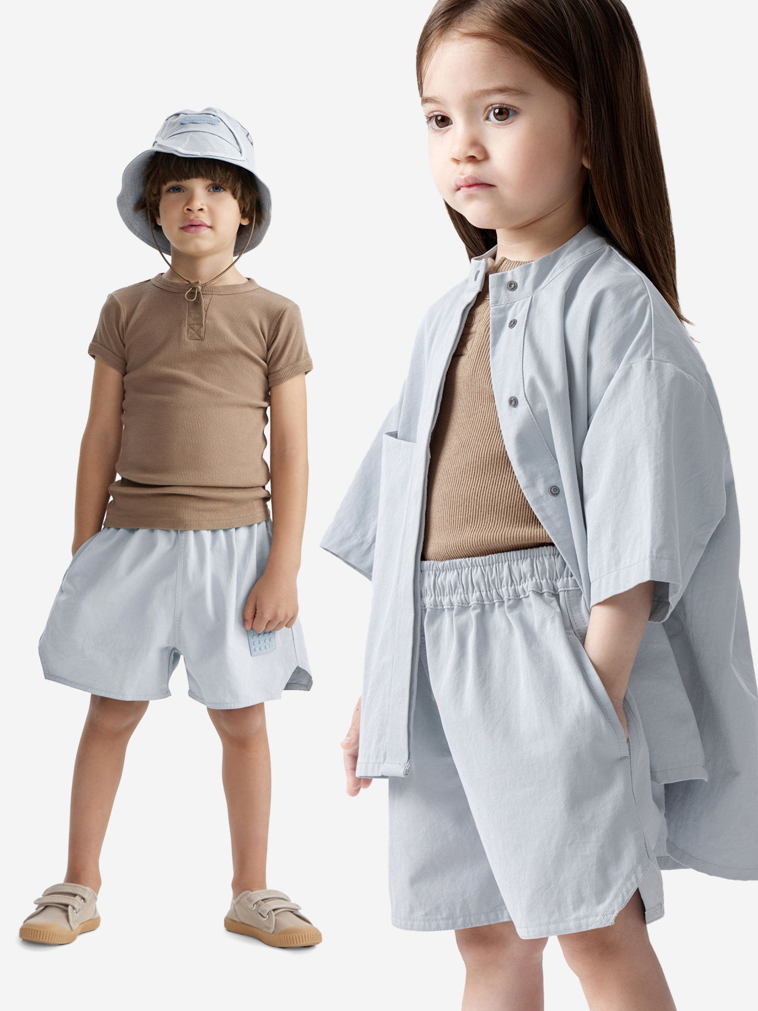 Изображение товара Шорты детские HAPPY BABY голубые для спорта