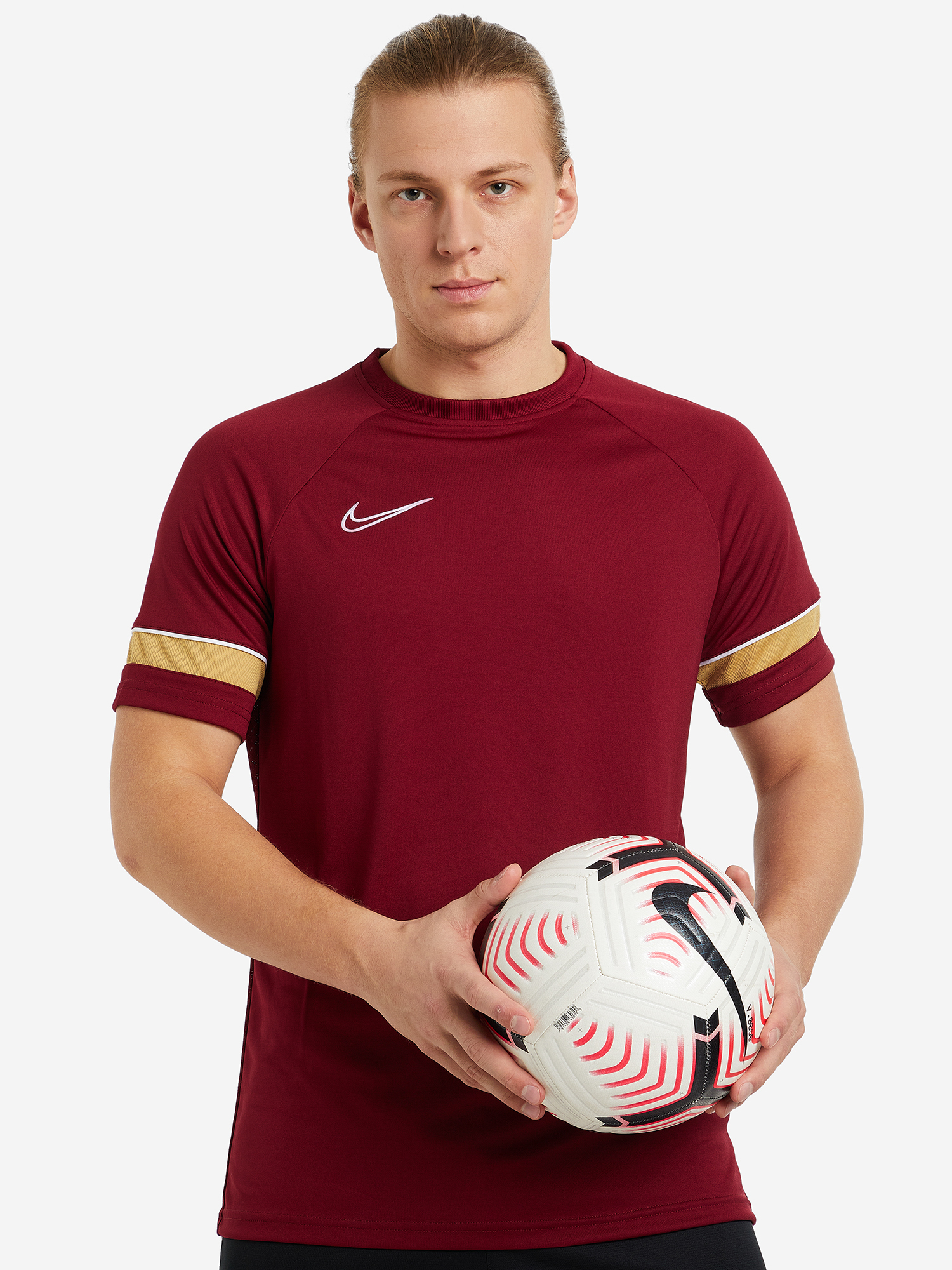 Футболка мужская Nike Dri-FIT Academy, Красный ветровка мужская nike park 20 красный