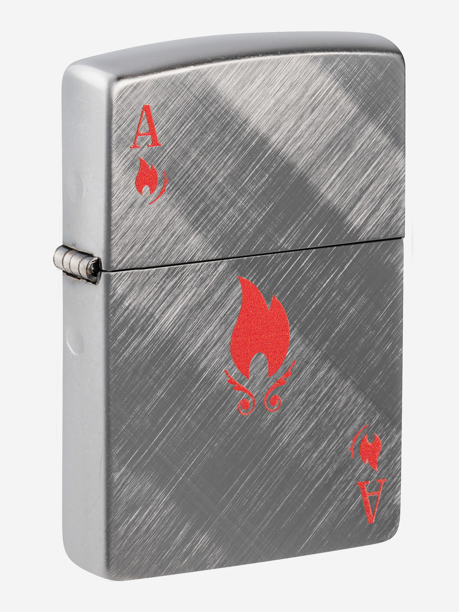 

Зажигалка бензиновая ZIPPO 48451 Ace, Серебряный