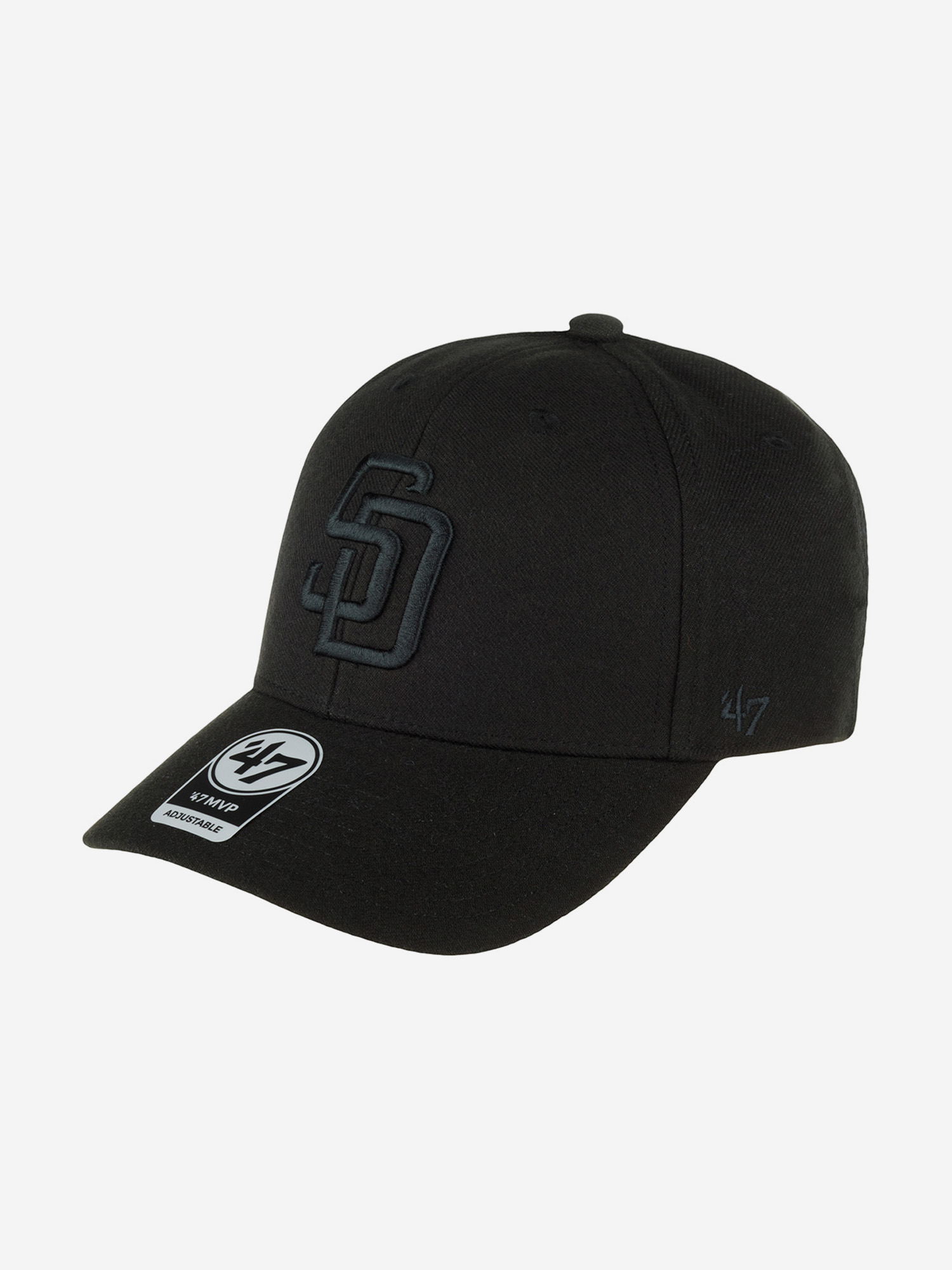

Бейсболка 47 BRAND B-MVPSP21WBP-BKB San Diego Padres MLB (черный), Черный