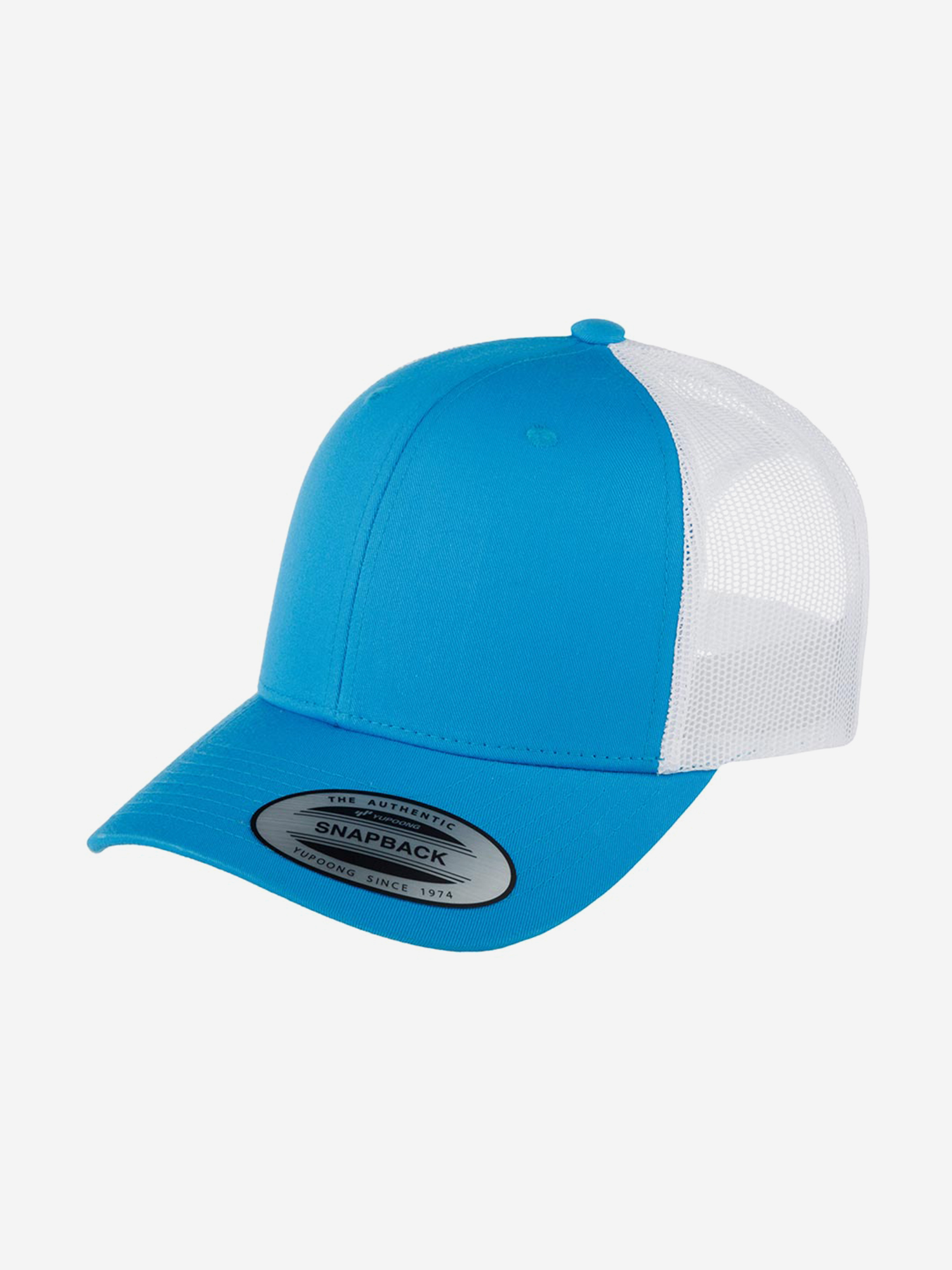 Изображение товара Бейсболка с сеточкой FLEXFIT 6606T голубой / белый для спорта и отдыха