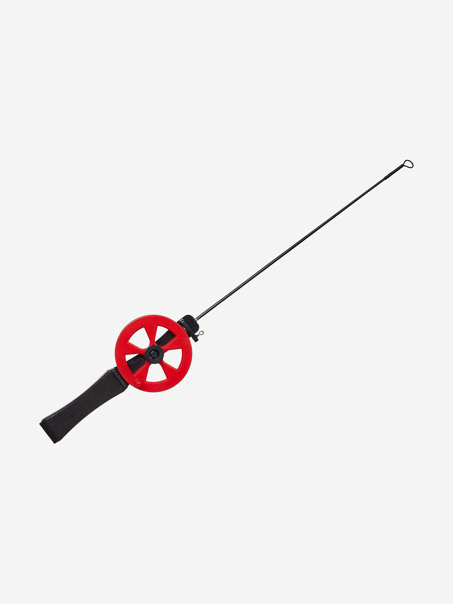 Изображение товара Удочка зимняя Lucky John PILKKI 32см рукоятка EVA, Красный-черный