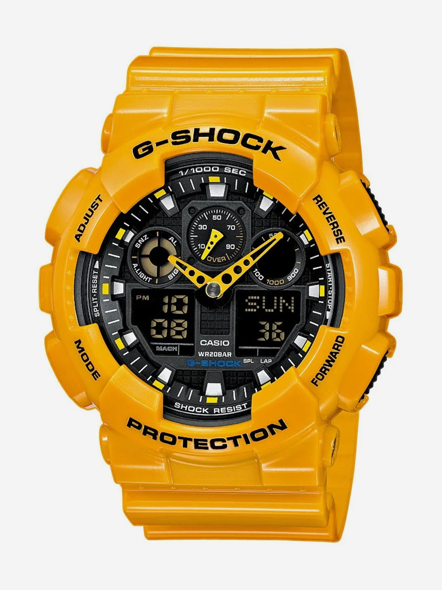 

Спортивные часы Casio GA-100A-9A, Желтый