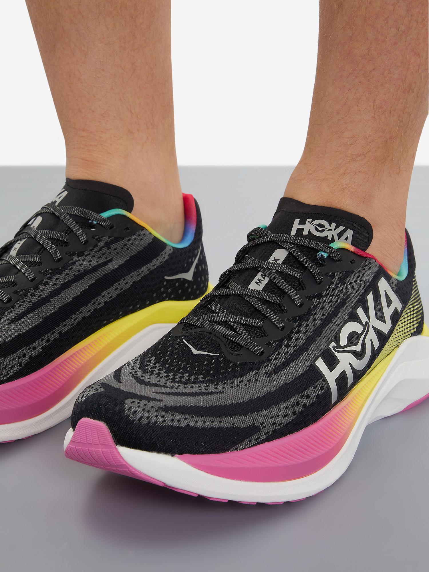 Кроссовки мужские Hoka One One Mach X, Черный Вид№9