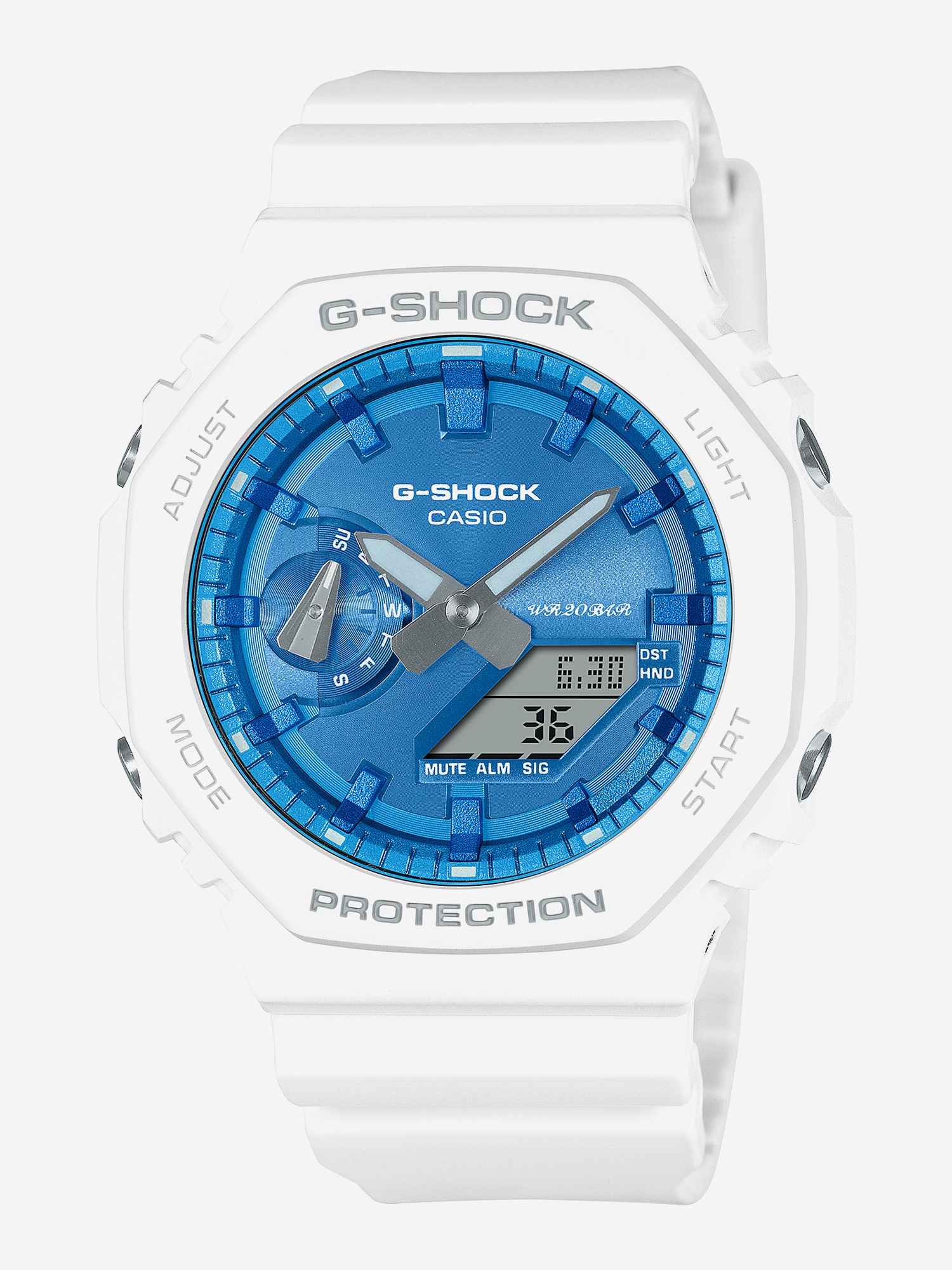 

Наручные часы Casio G-Shock GA-2100WS-7A, Белый