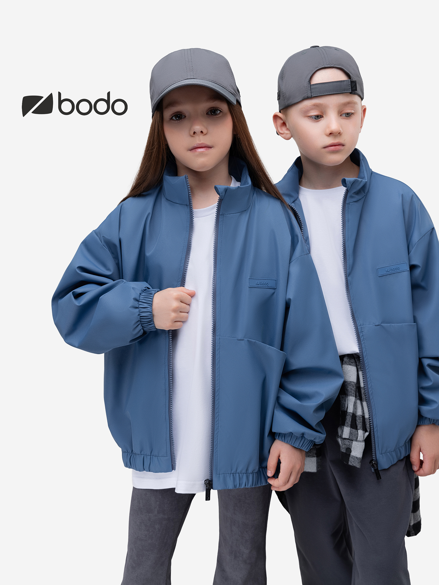 Изображение товара Ветровка bodo, Серо-голубой