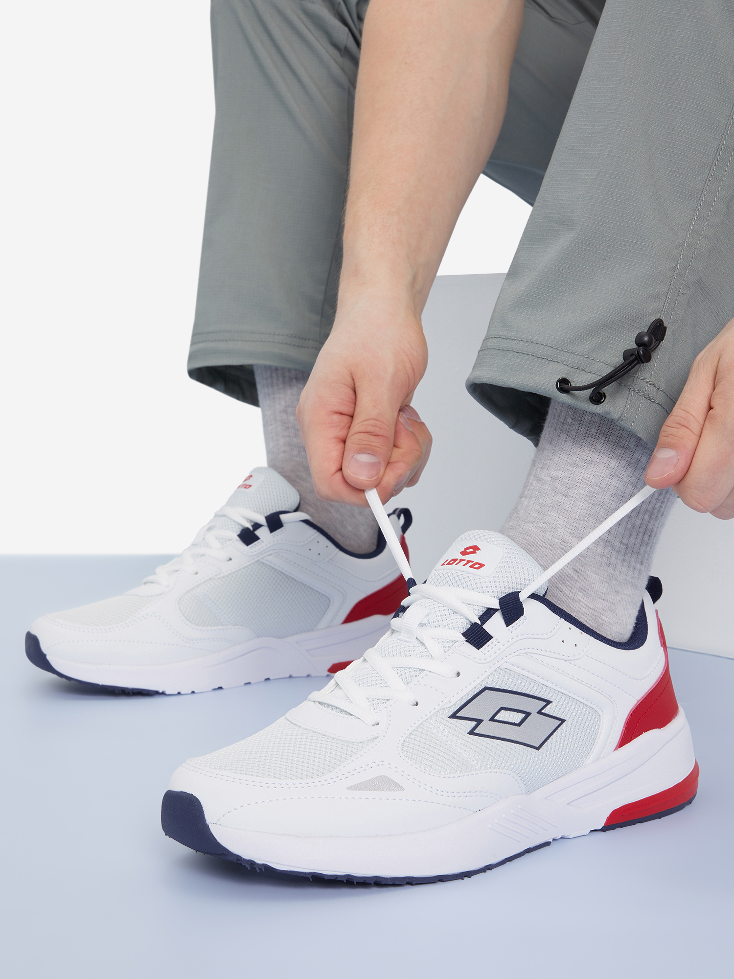 

Кроссовки мужские Lotto Renty Sneakers, Белый