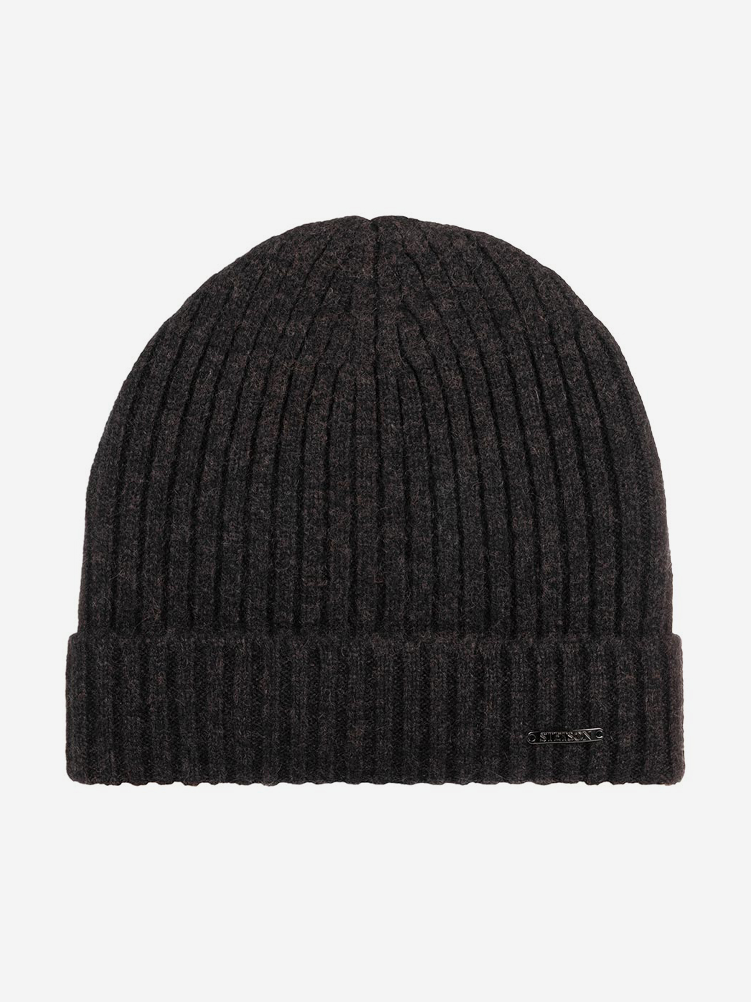 Шапка с отворотом STETSON 8599211 BEANIE CASHMERE (серый), Серый 02-559XDOXS9Z-05, размер Без размера