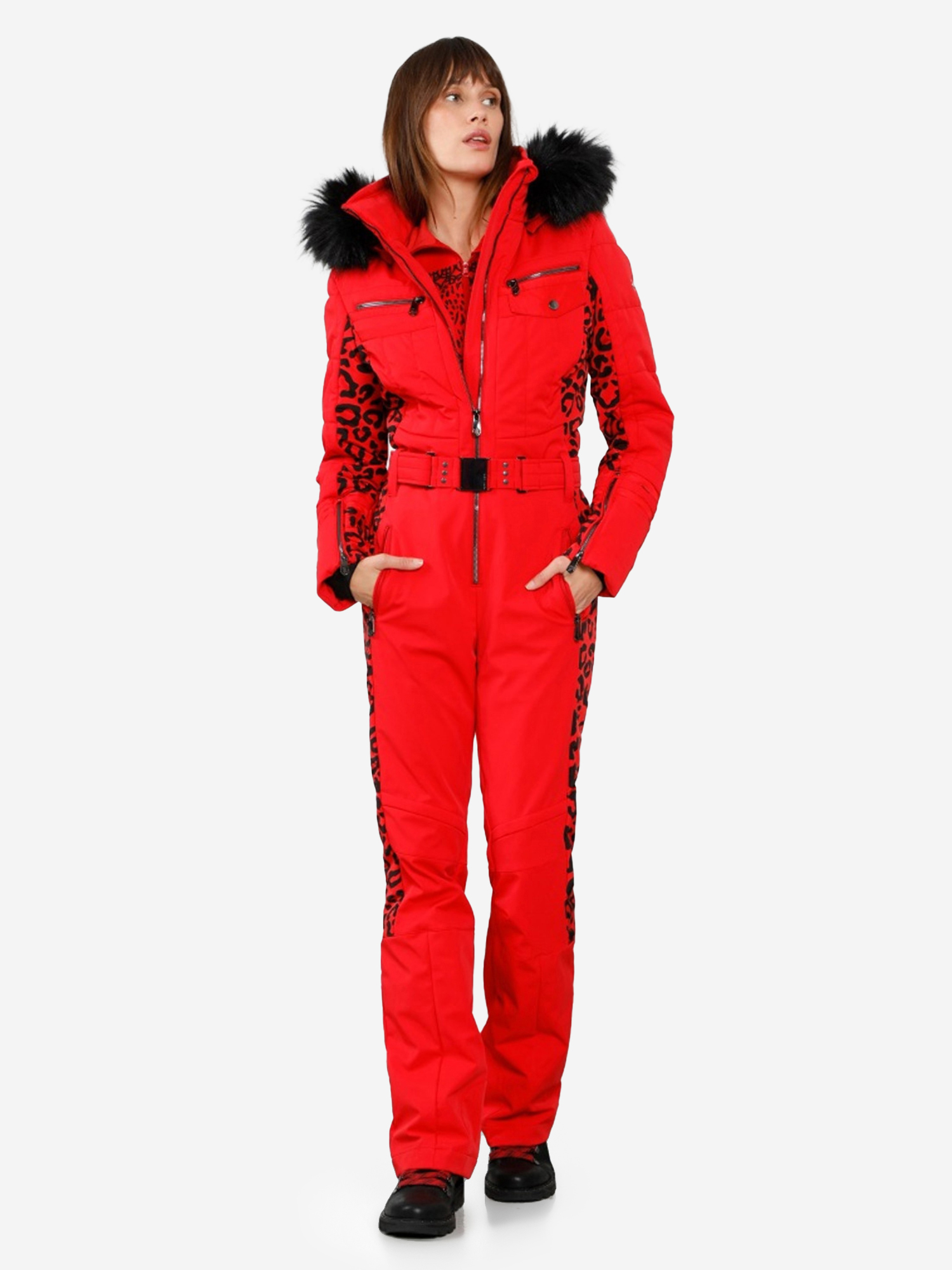 

Горнолыжный комбинезон женский Poivre Blanc W22-0831-WO/L, Красный