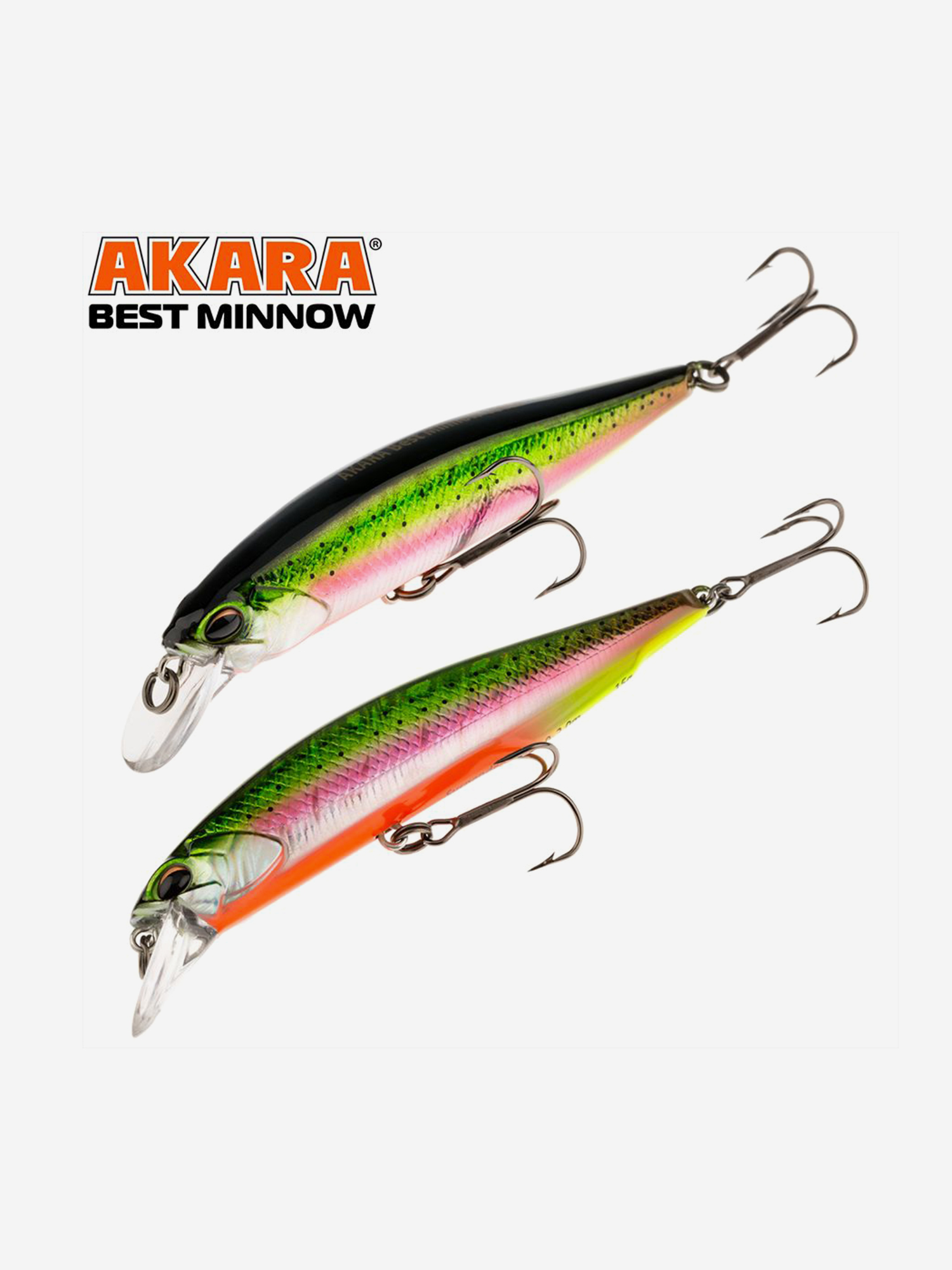 Изображение товара Воблер Akara Best Minnow 110SP для щуки и судака, суспендор 110 мм 17 г