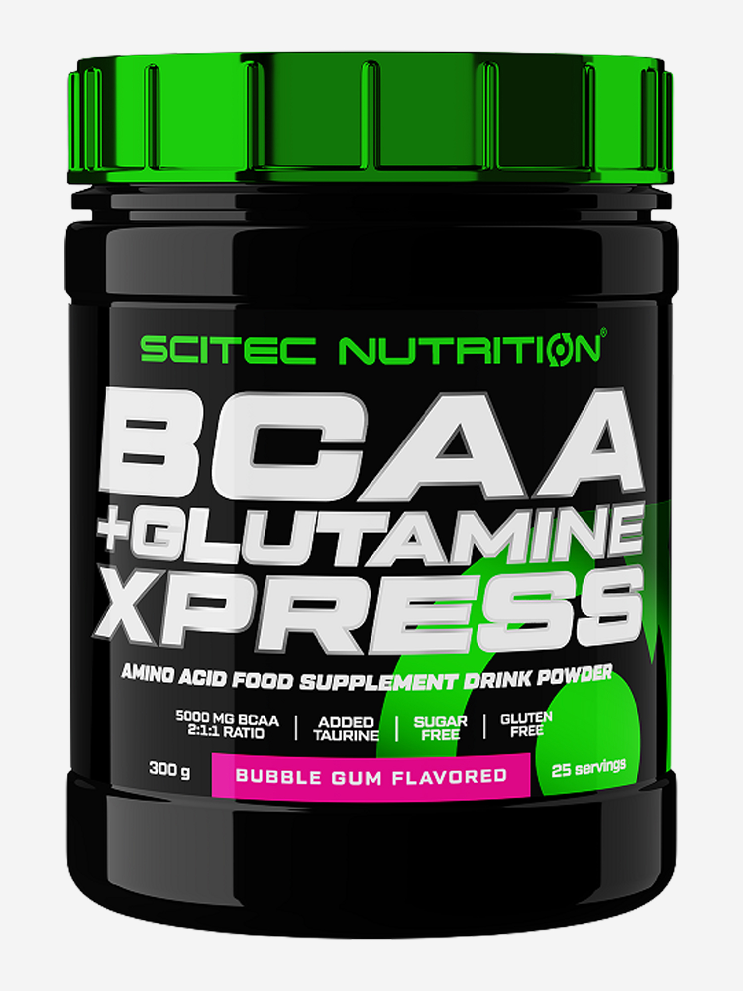Изображение товара Аминокислоты Scitec Nutrition BCAA+GLUTAMINE XPRESS Bubble 300 г для восстановления спортсменов