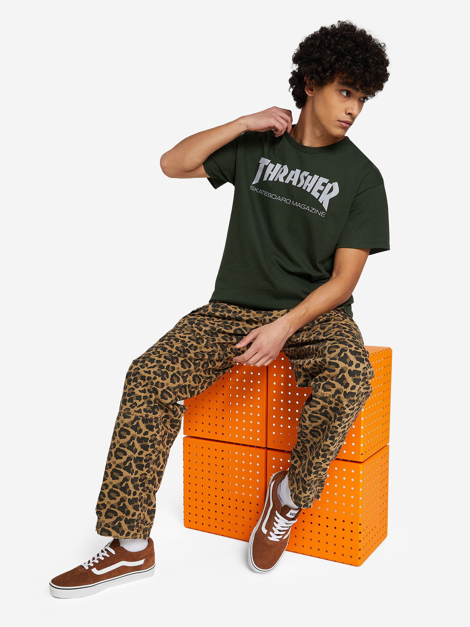 Футболка мужская Thrasher Skate Mag, Зеленый 311027TRR-GREEN/GREY, размер RUS 50-52 - фото 3