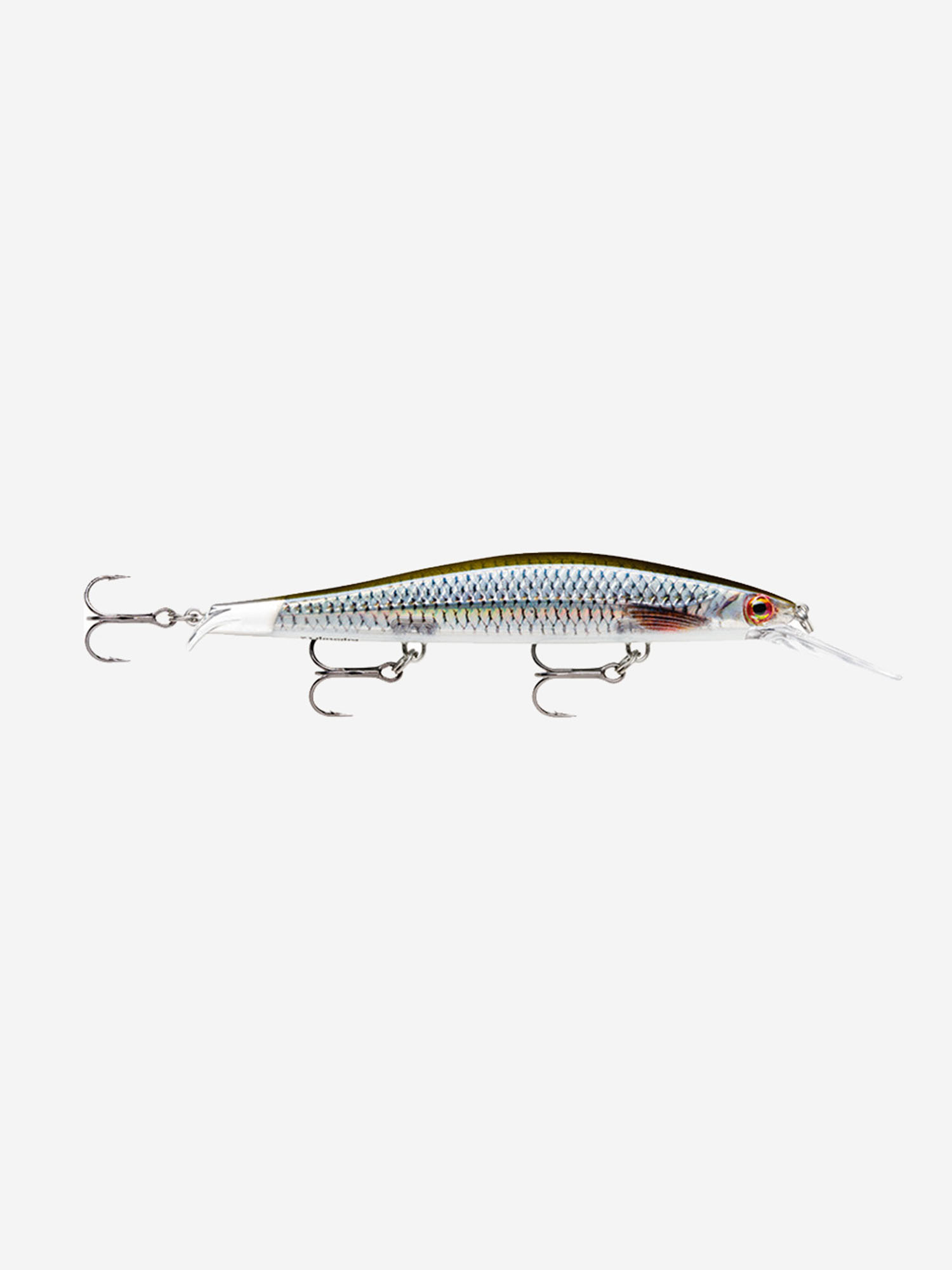 

Воблер для рыбалки RAPALA RipStop Deep 12, 12см, 15гр, цвет ROL, нейтральный, Серебряный