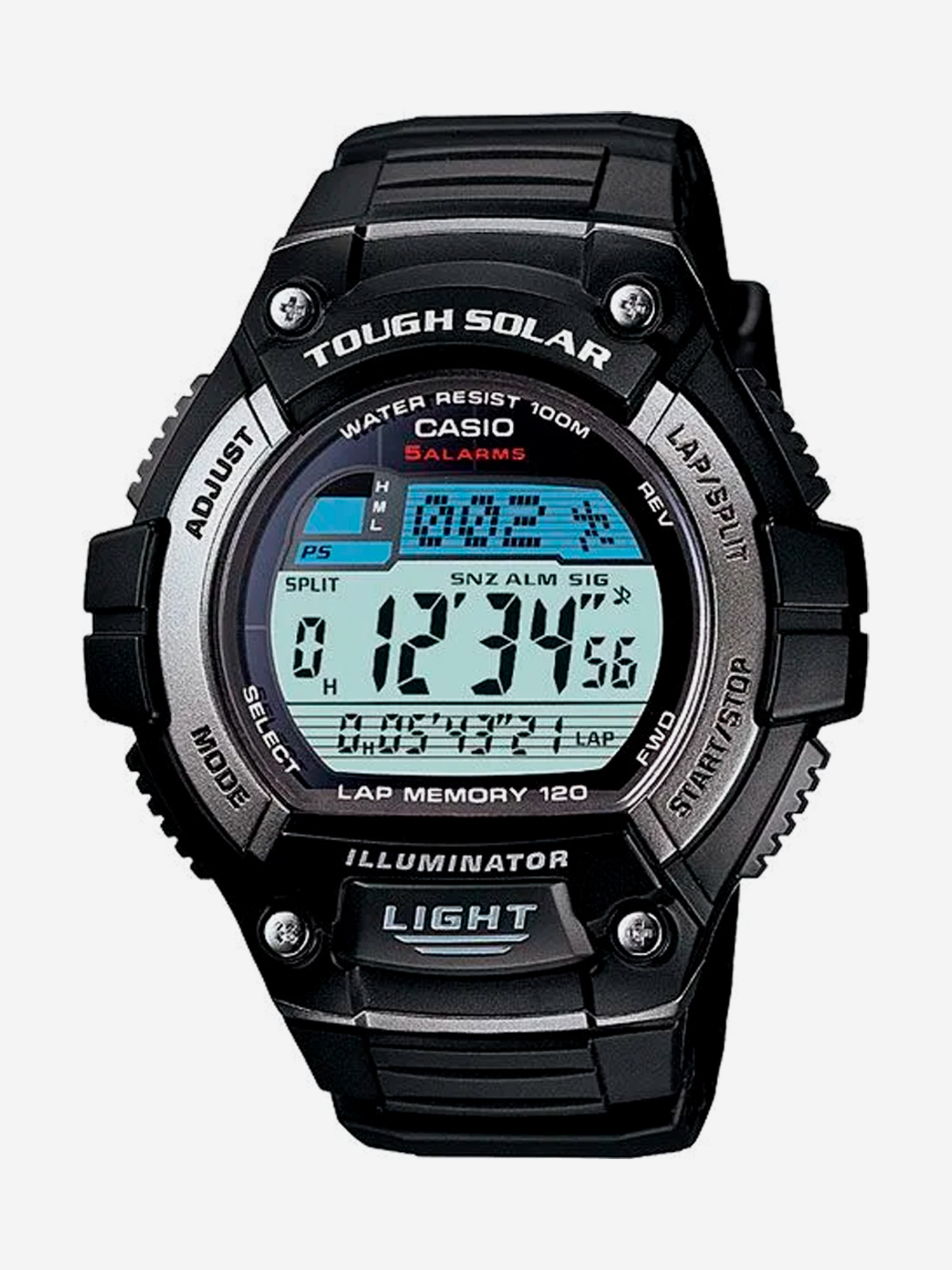 

Наручные часы Casio W-S220-1A, Черный