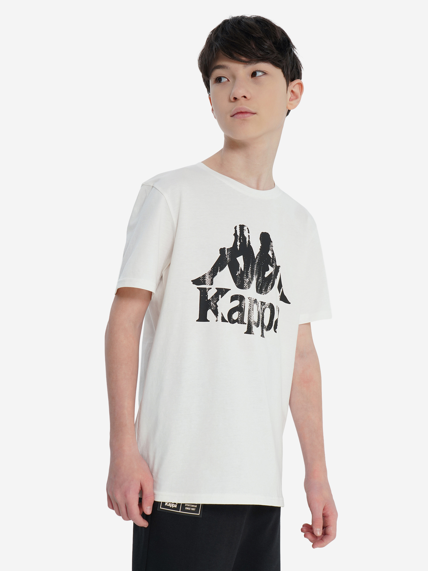 Футболка Kappa для мальчиков, бежевый, арт. 33243