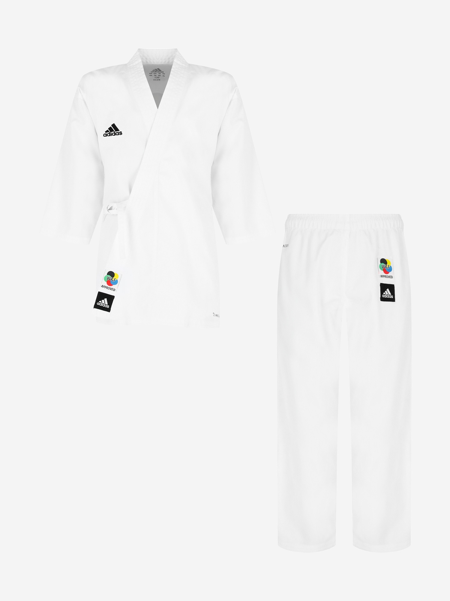 

Кимоно для карате детское adidas Club, Белый