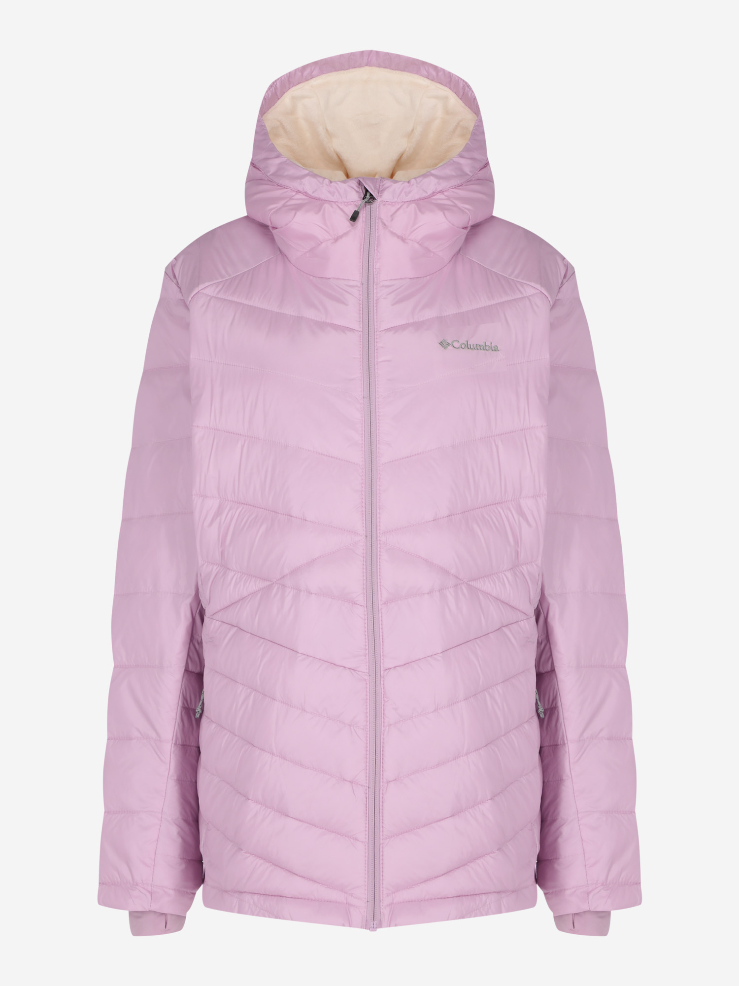 Куртка утепленная женская Columbia Joy Peak Hooded Jacket, Plus Size, Фиолетовый