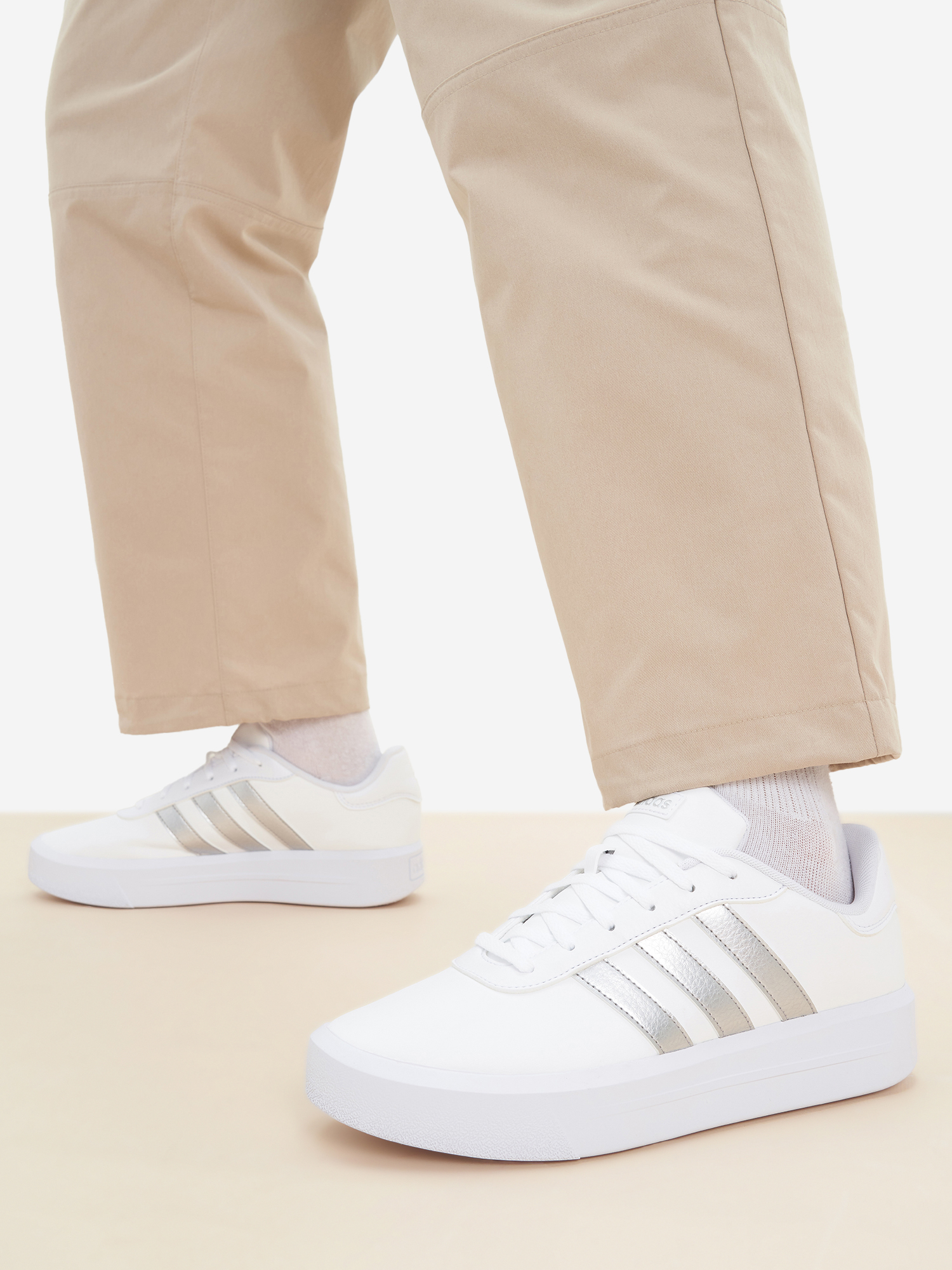 Кеды женские adidas Court Platform, Белый