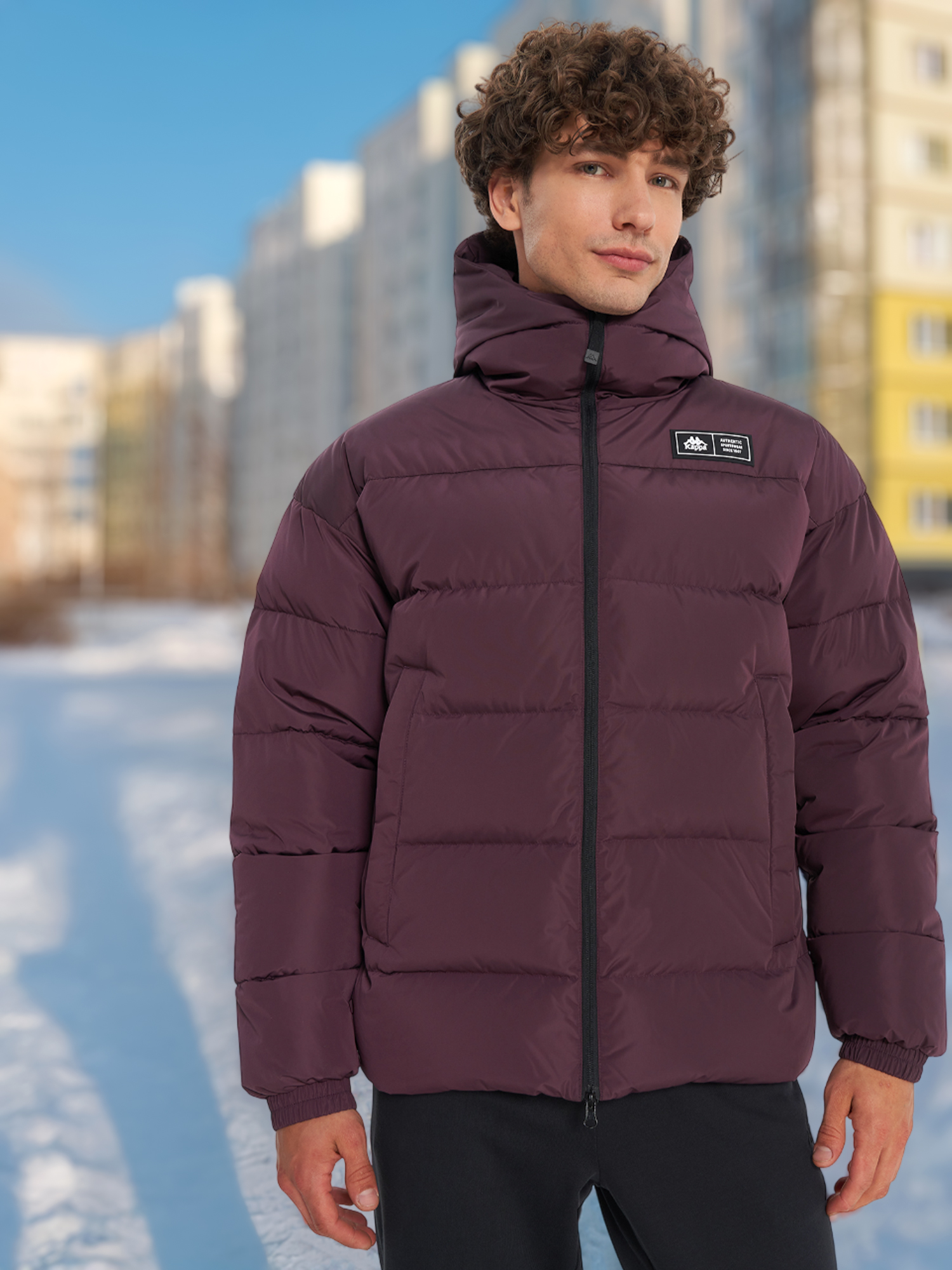 

Пуховик мужской Kappa Paffuta, Красный