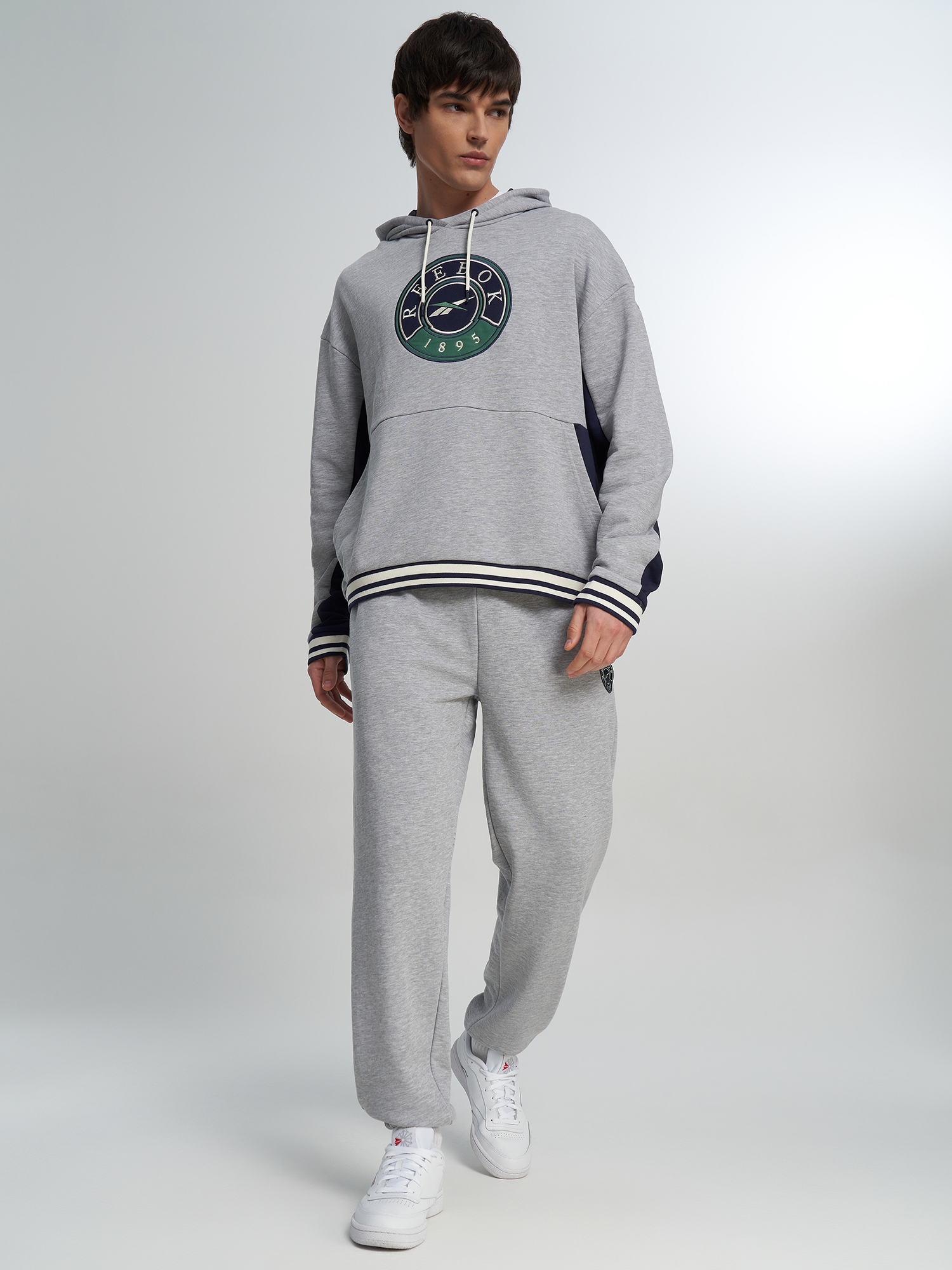 Худи мужское Reebok, Серый 4