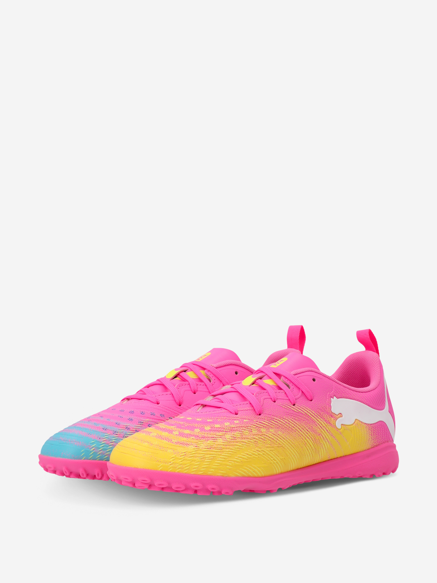 Бутсы для мальчиков PUMA Future 9 Play Tt, Розовый 2