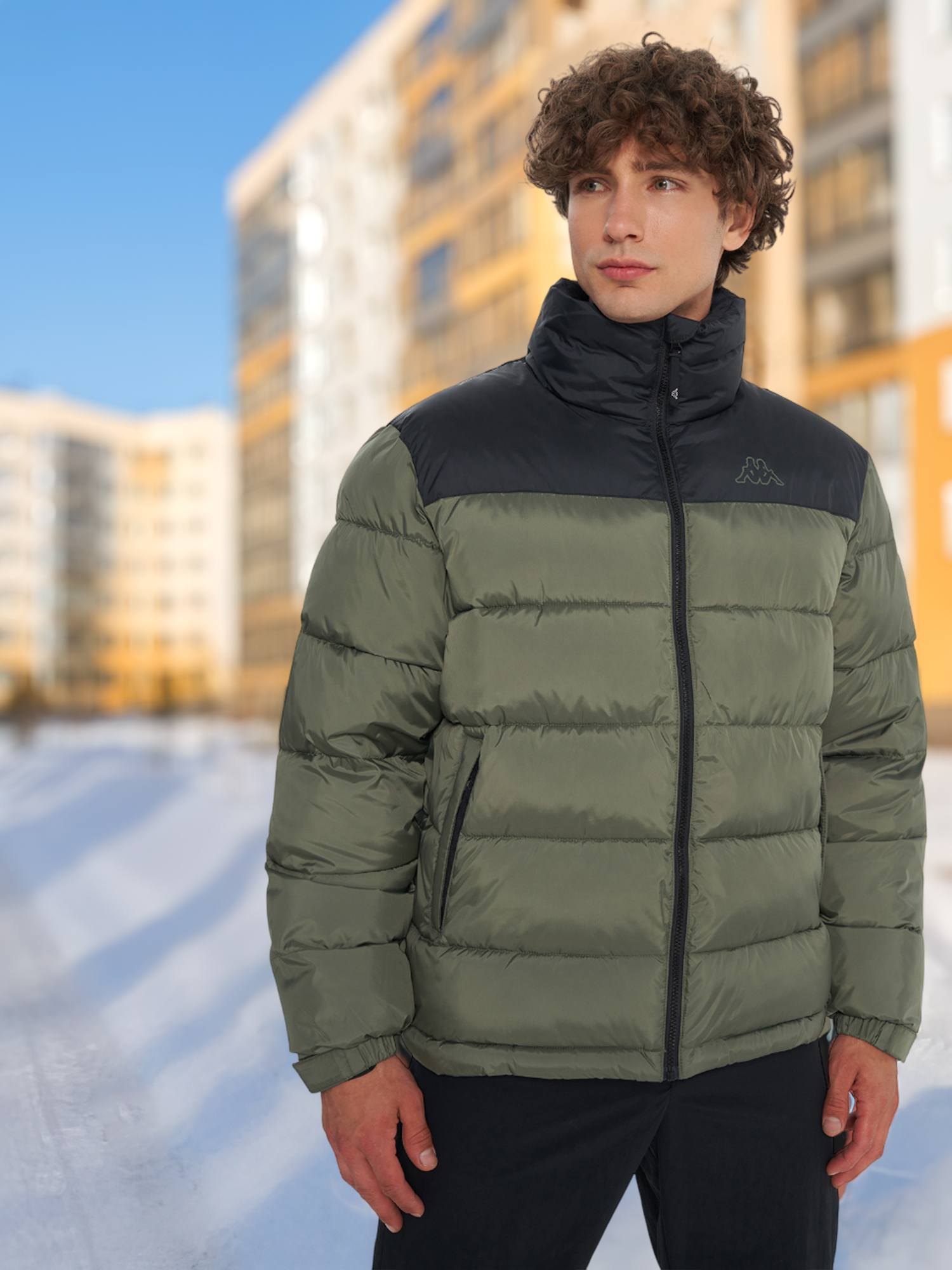 Пуховик мужской Kappa Зеленый 8999₽