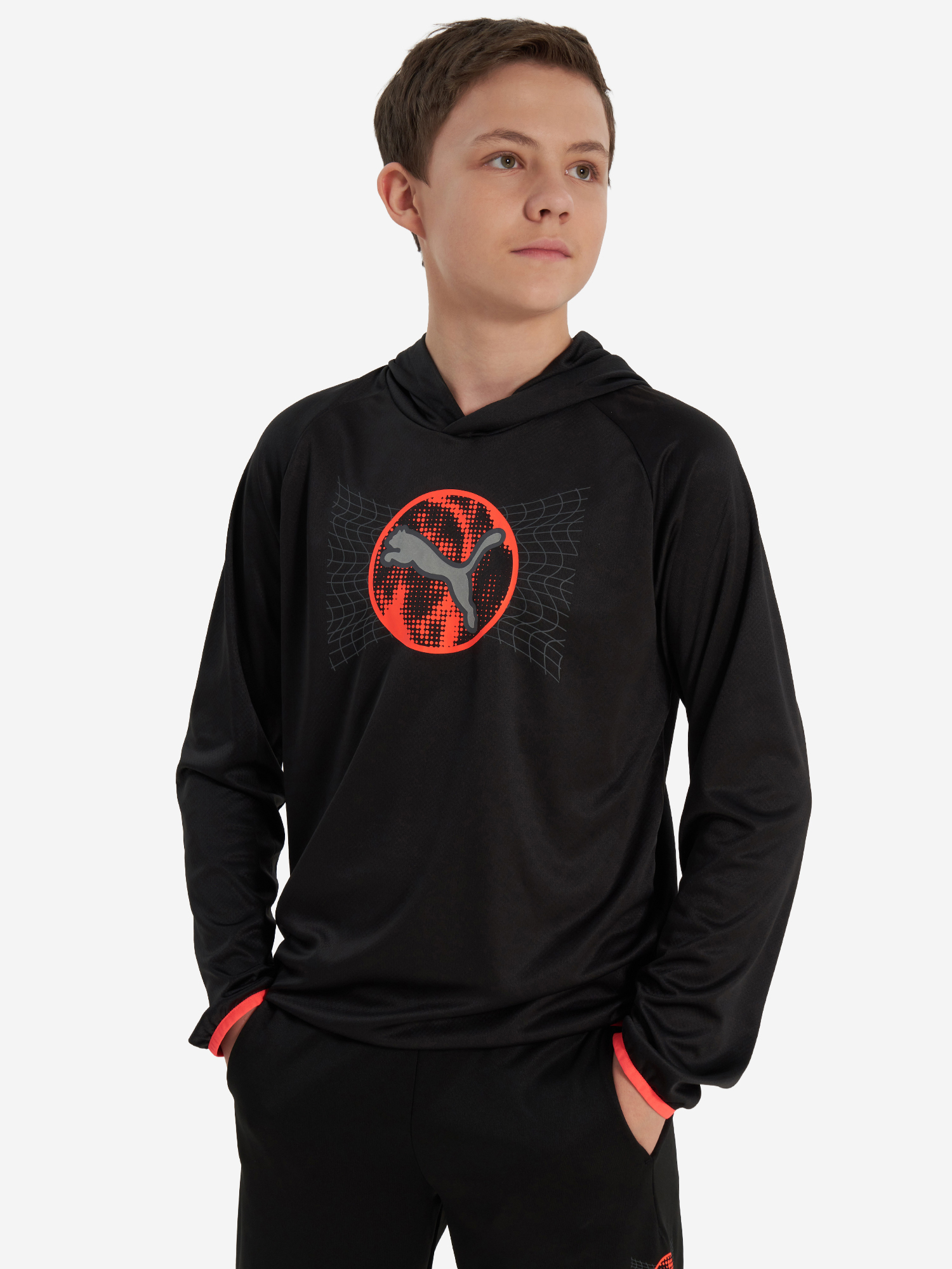 

Худи для мальчиков PUMA Active Sports, Черный