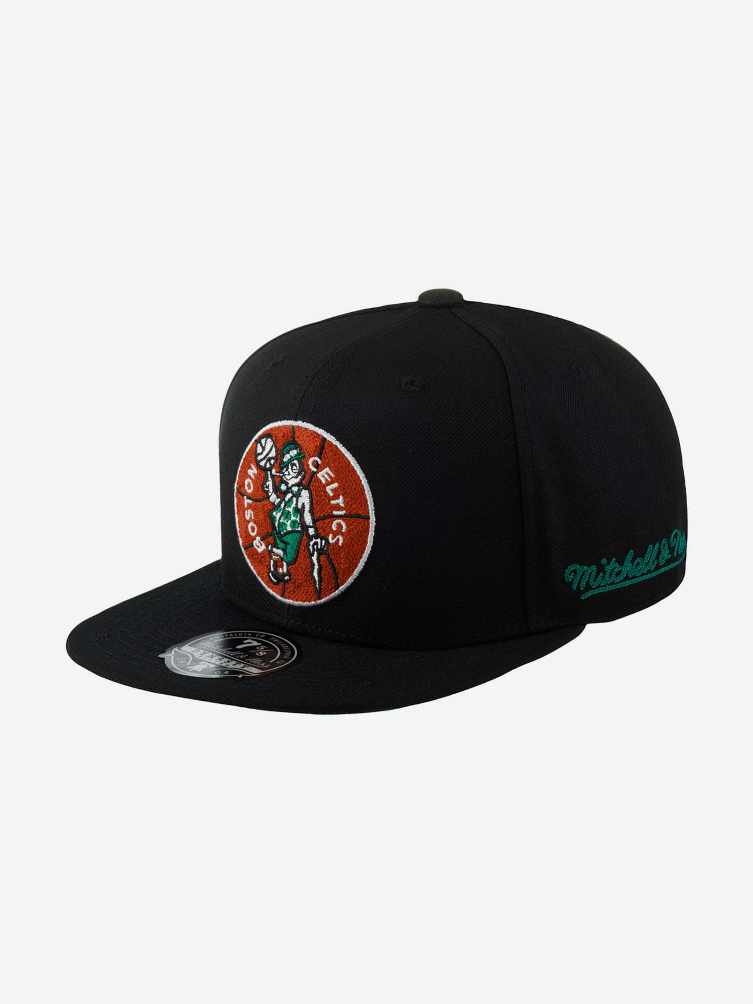 

Бейсболка с прямым козырьком MITCHELL NESS HHSF4790-BCEYYPPPBLCK Boston Celtics NBA (черный), Черный