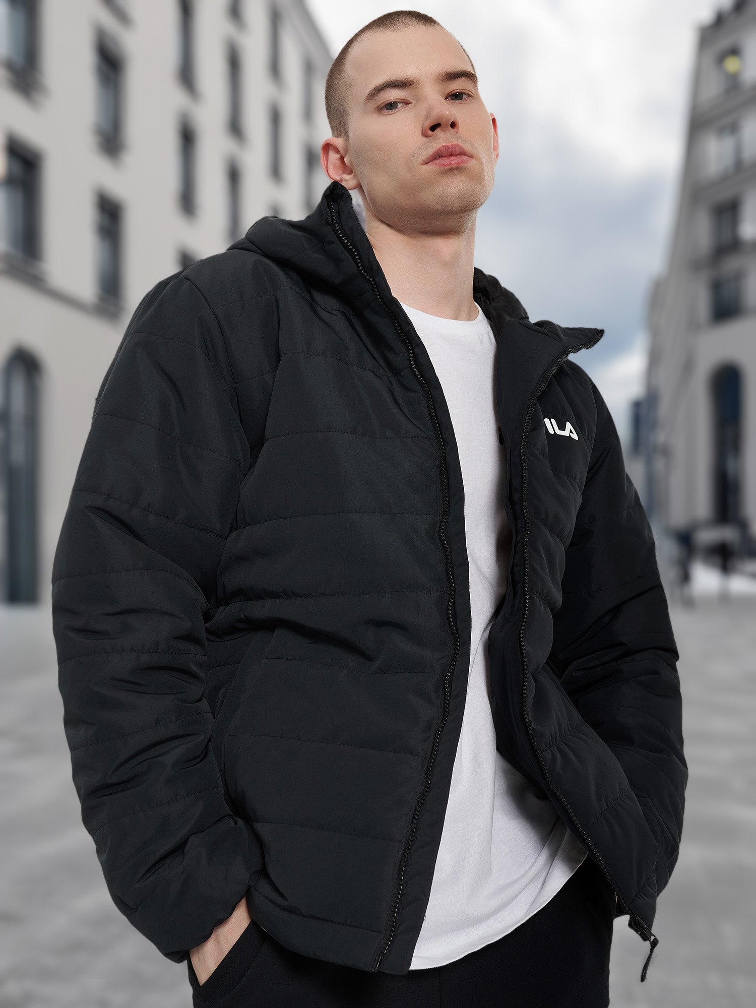 

Куртка утепленная мужская FILA Essentials, Черный