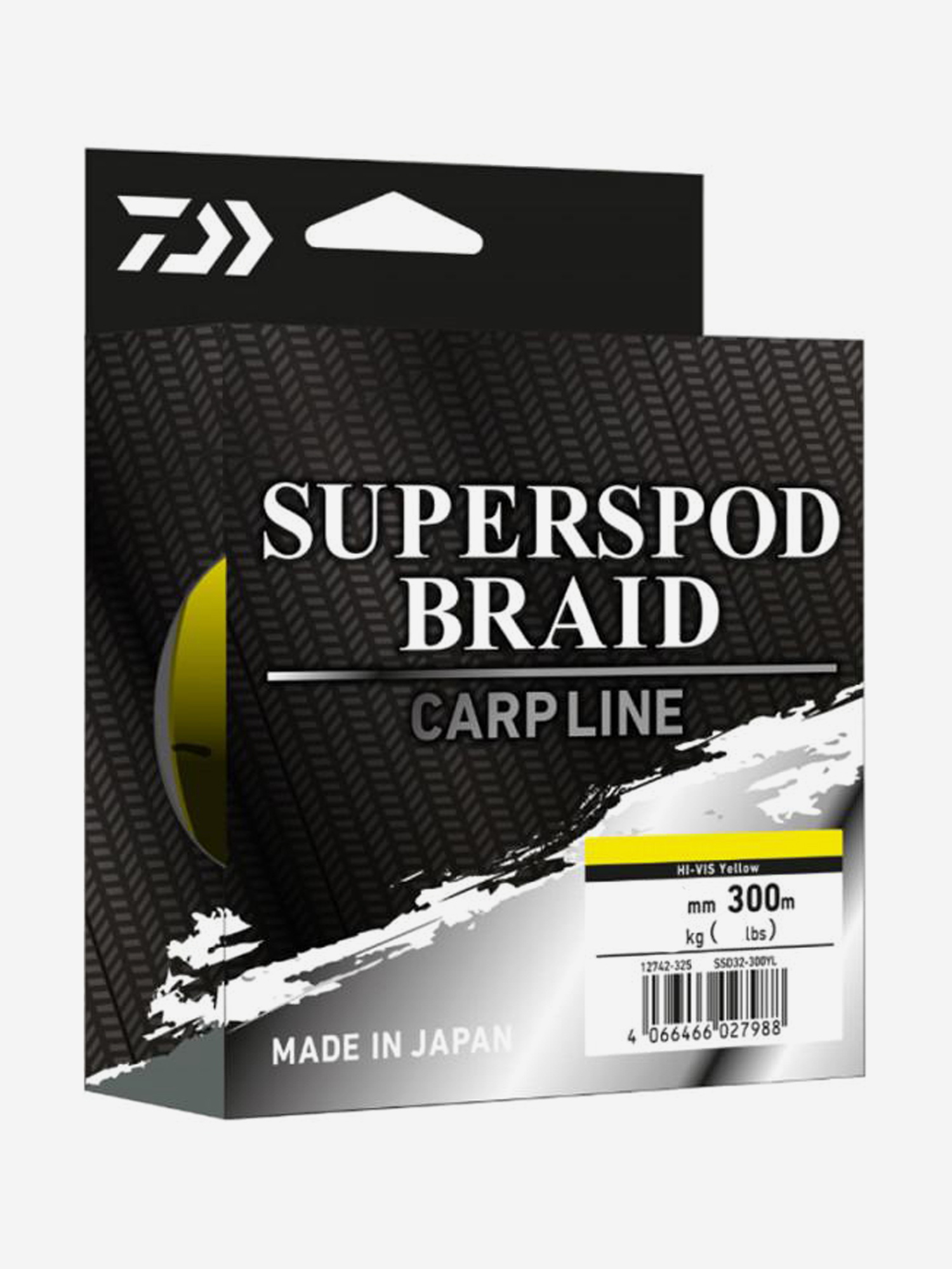 

Шнур DAIWA SuperspodX4 30LBS 300м Yellow, Желтый