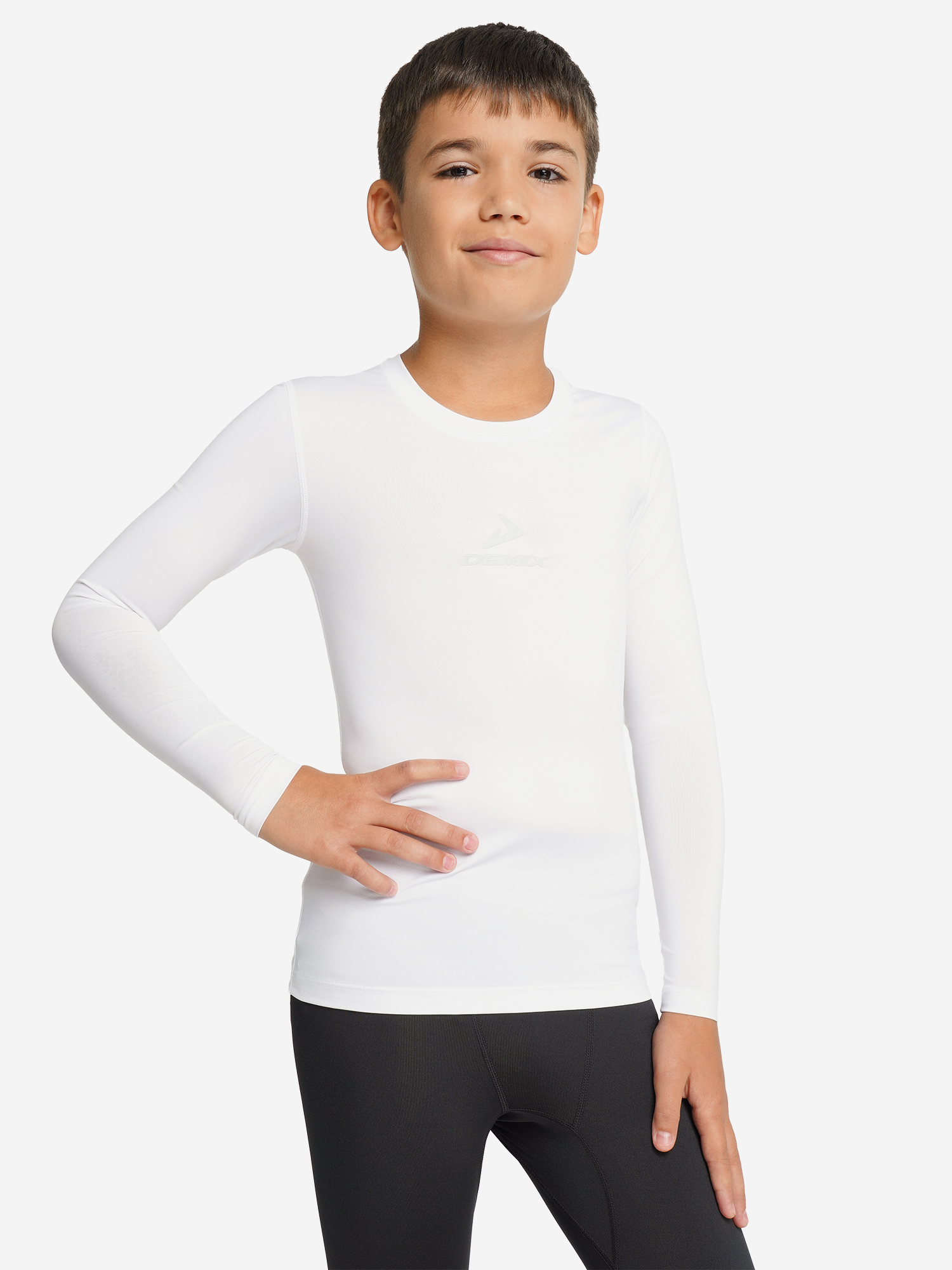Изображение товара Компрессионный лонгслив для мальчиков Demix футболка с длинным рукавом