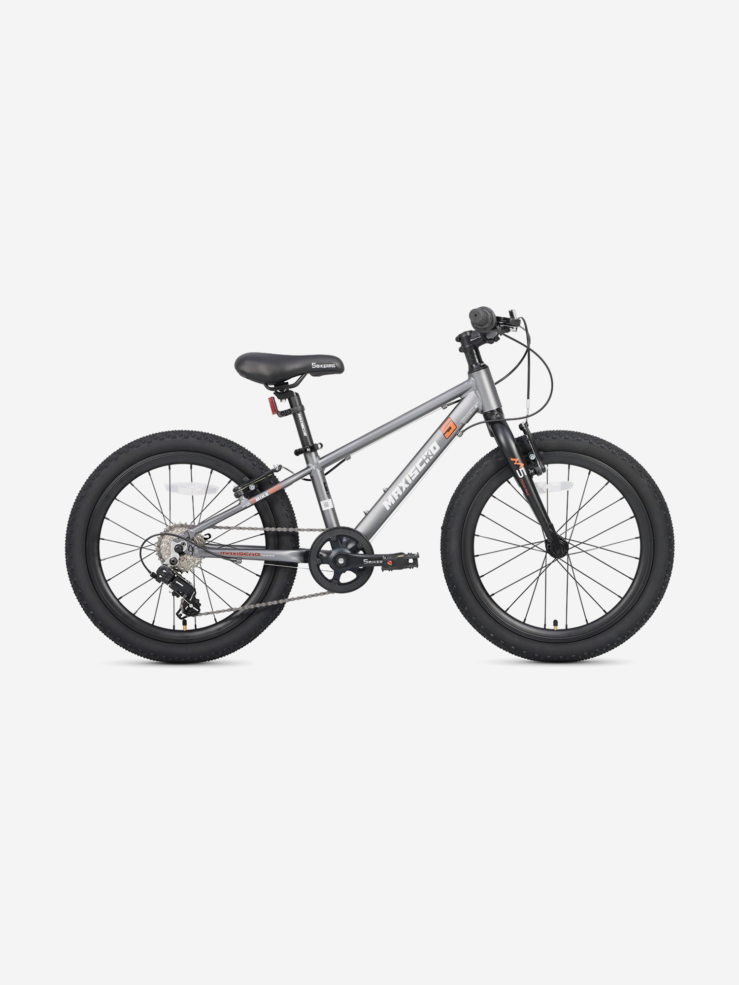 

Велосипед детский Maxiscoo 5BIKE 20'' M200, графит, 2025, Черный