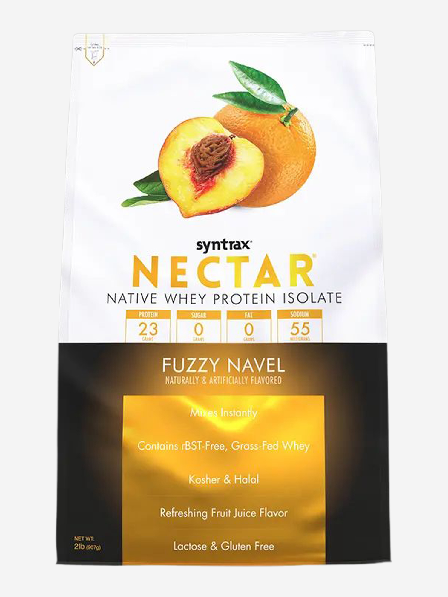 Изображение товара Протеин Syntrax Nectar, 907 г, Апельсин-персик