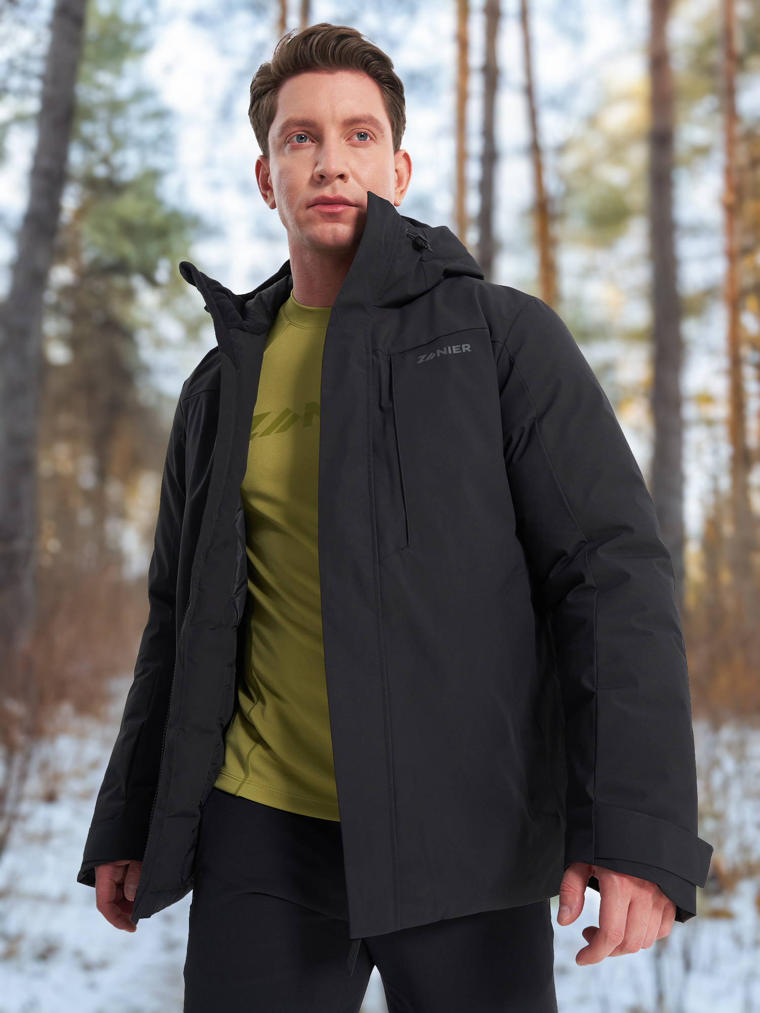 

Пуховик мужской Zanier, Черный