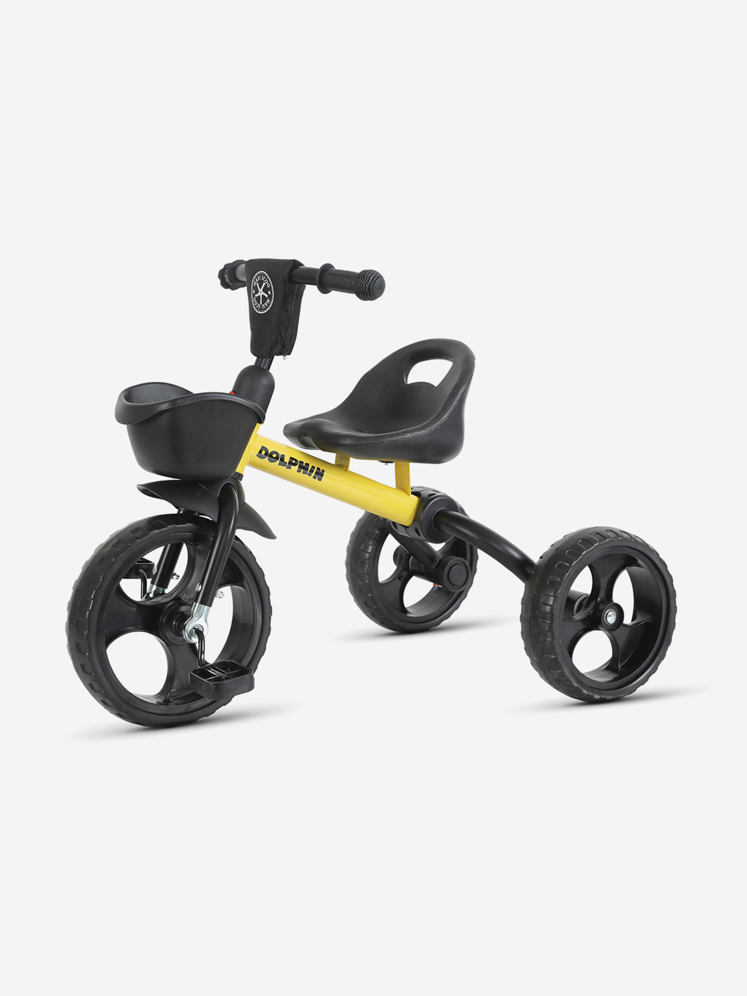 Изображение товара Maxiscoo Dolphin — детский складной велосипед, желтый, 2026