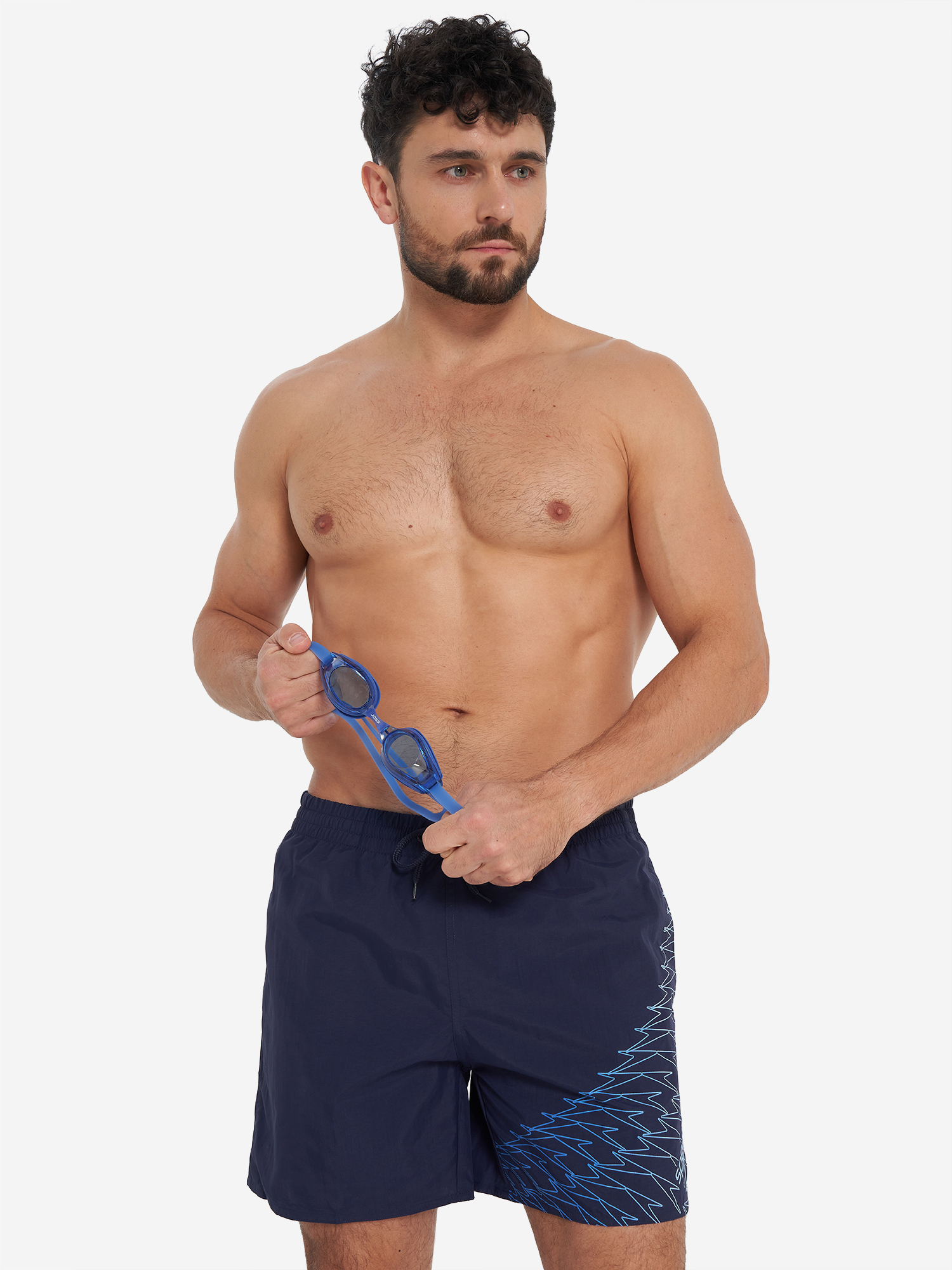 Шорты плавательные Speedo Medley, синий, арт. 19019