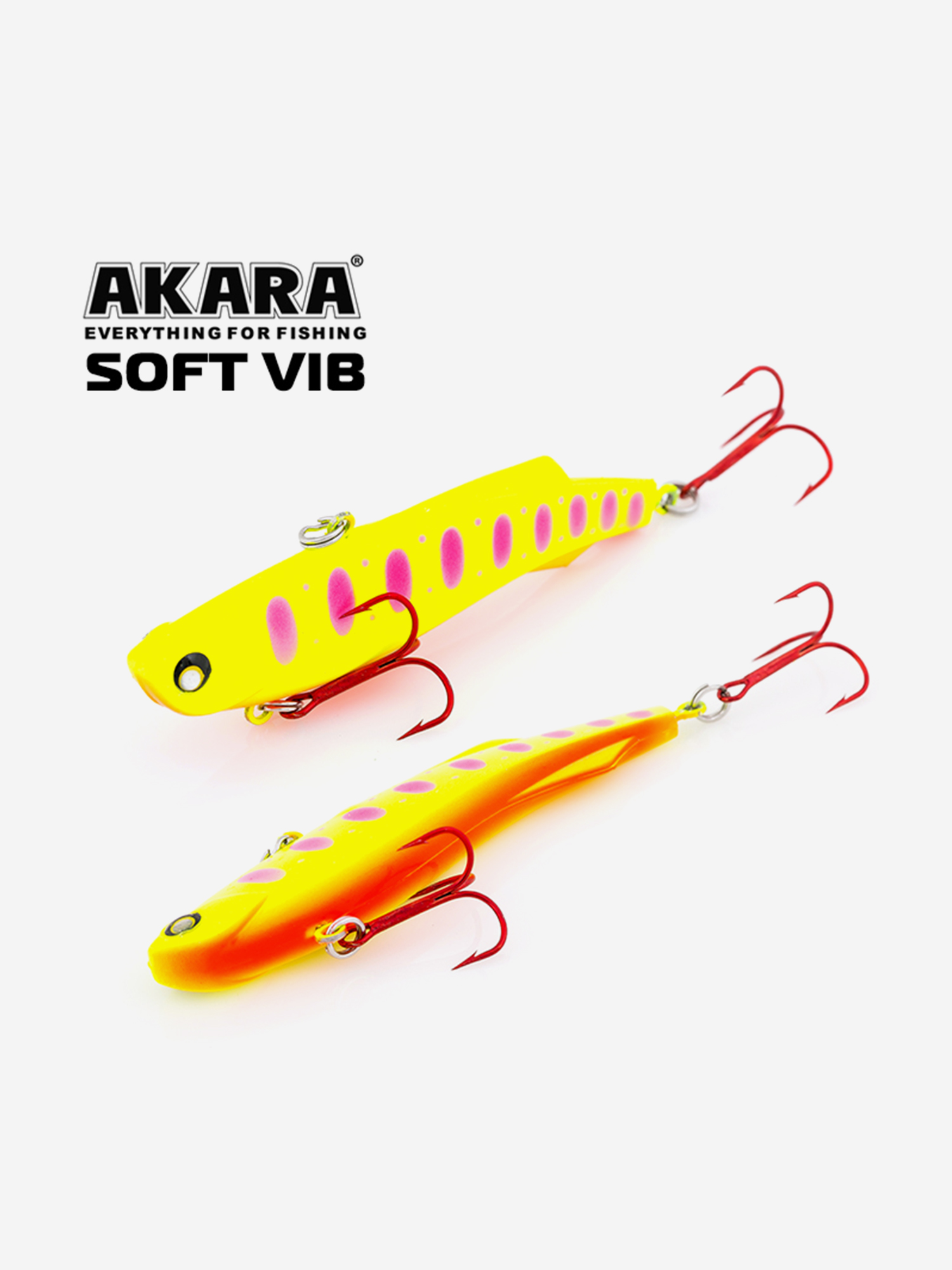 Изображение товара Воблер ратлин Akara Soft Vib 85мм 25г A141 виб зимний на щуку, судака