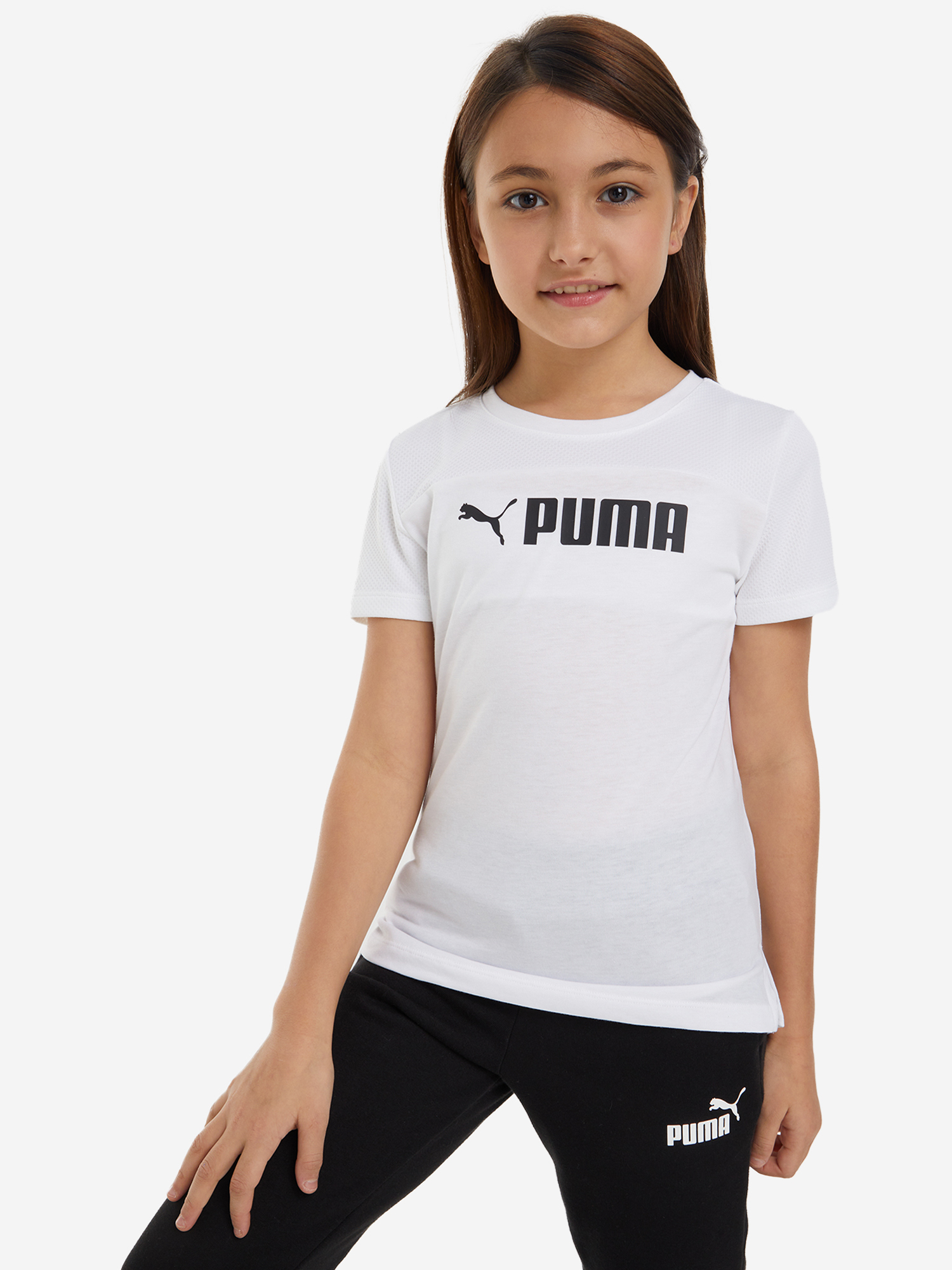 

Футболка для девочек PUMA Fit, Белый