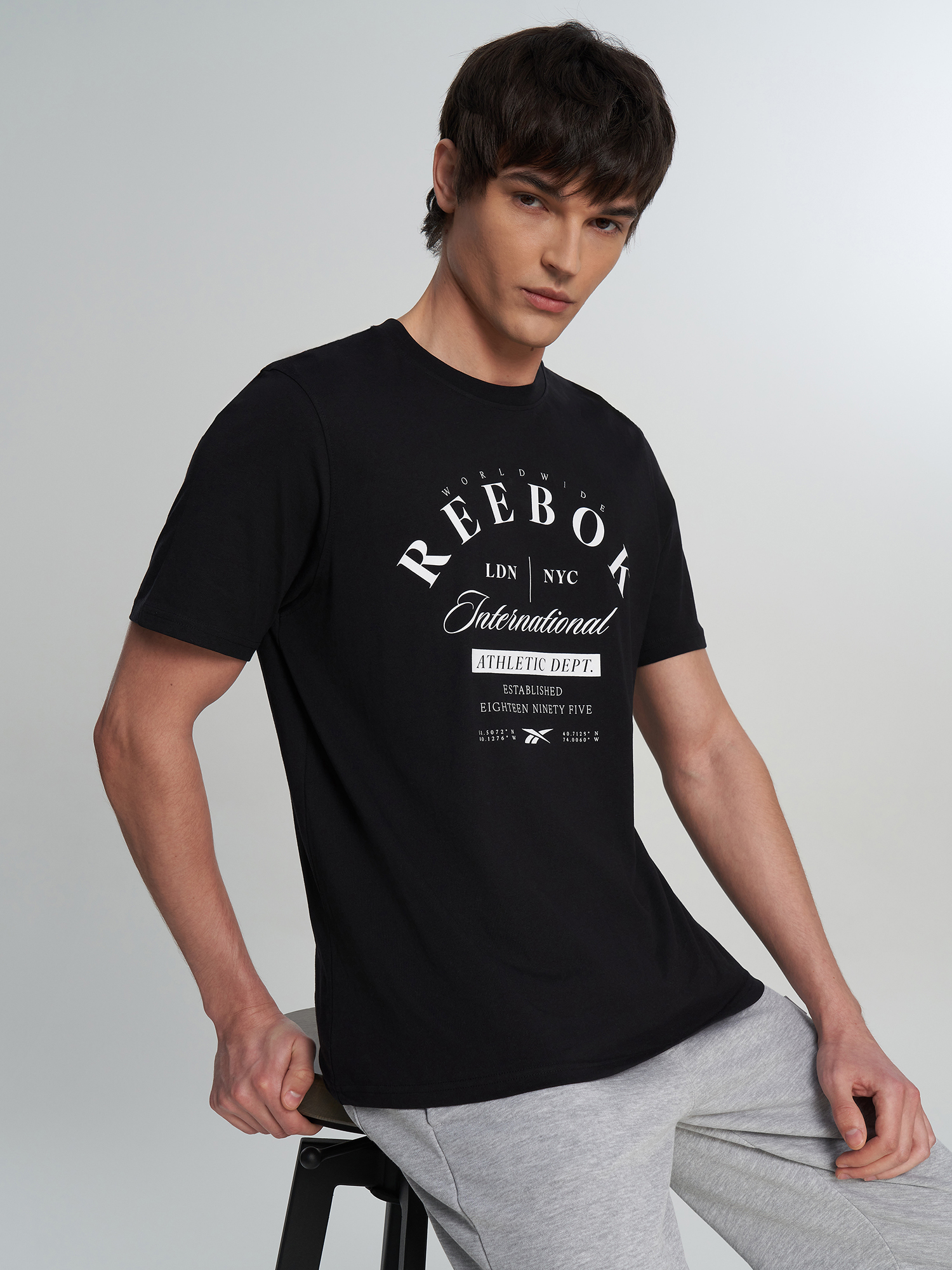 Футболка мужская Reebok, Черный 5