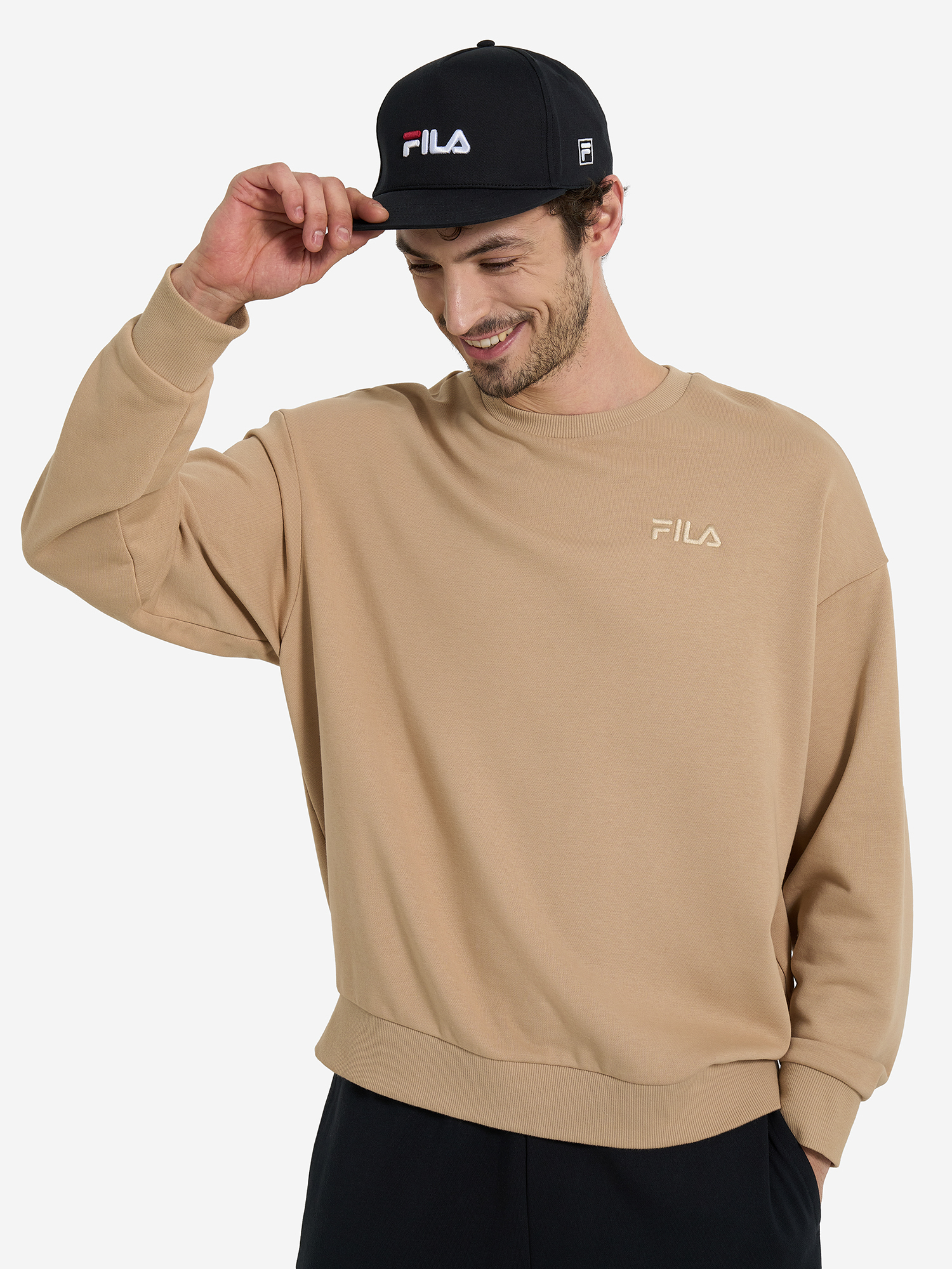 фото Бейсболка fila, черный