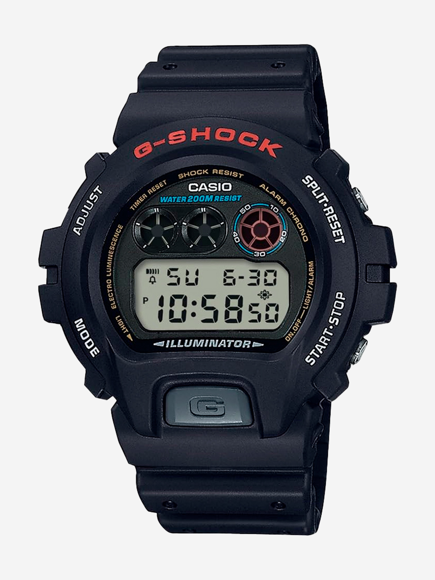 

Спортивные часы CASIO DW-6900-1E, Черный