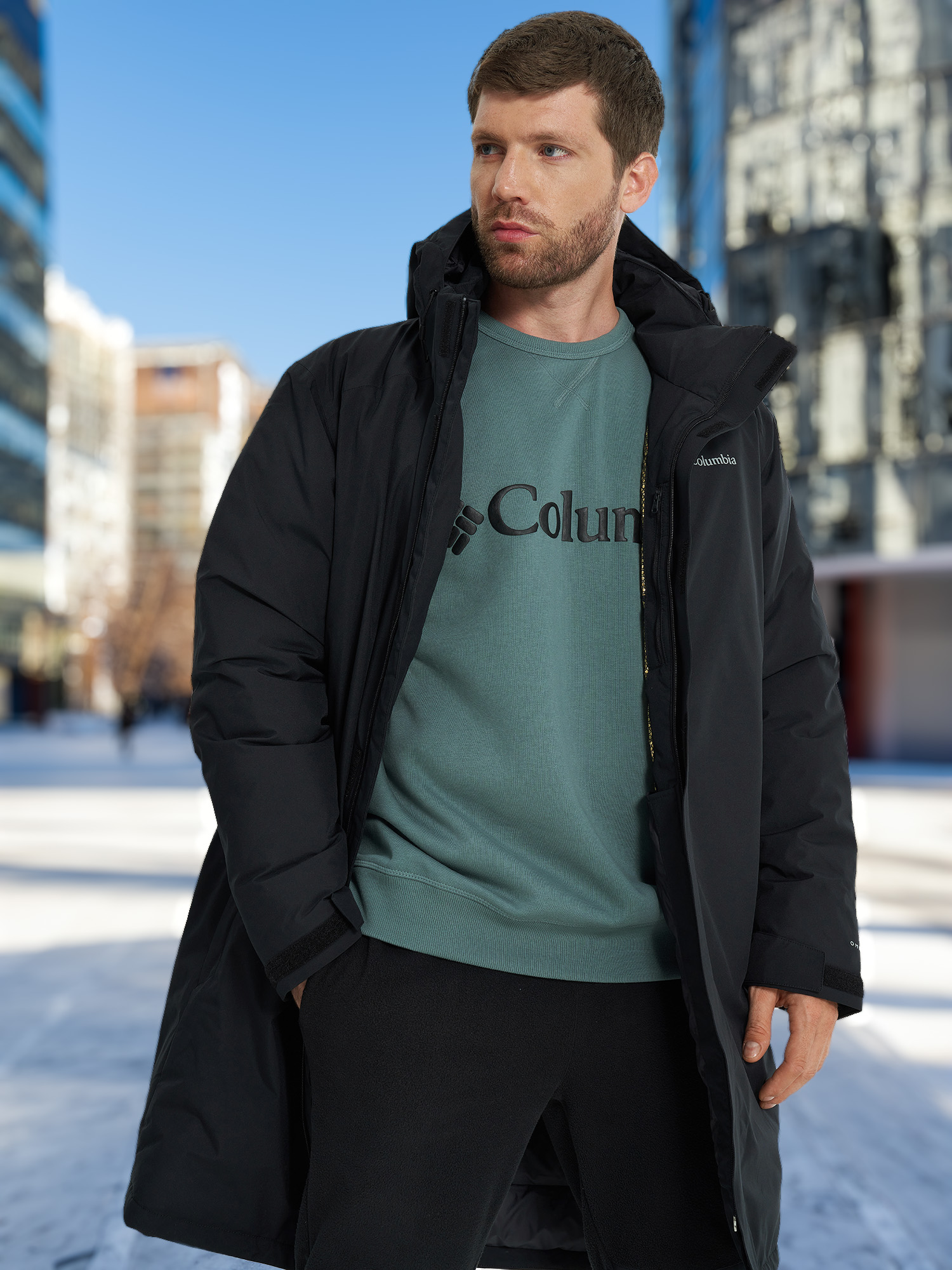 

Куртка утепленная мужская Columbia Arrow Trail II Parka, Черный