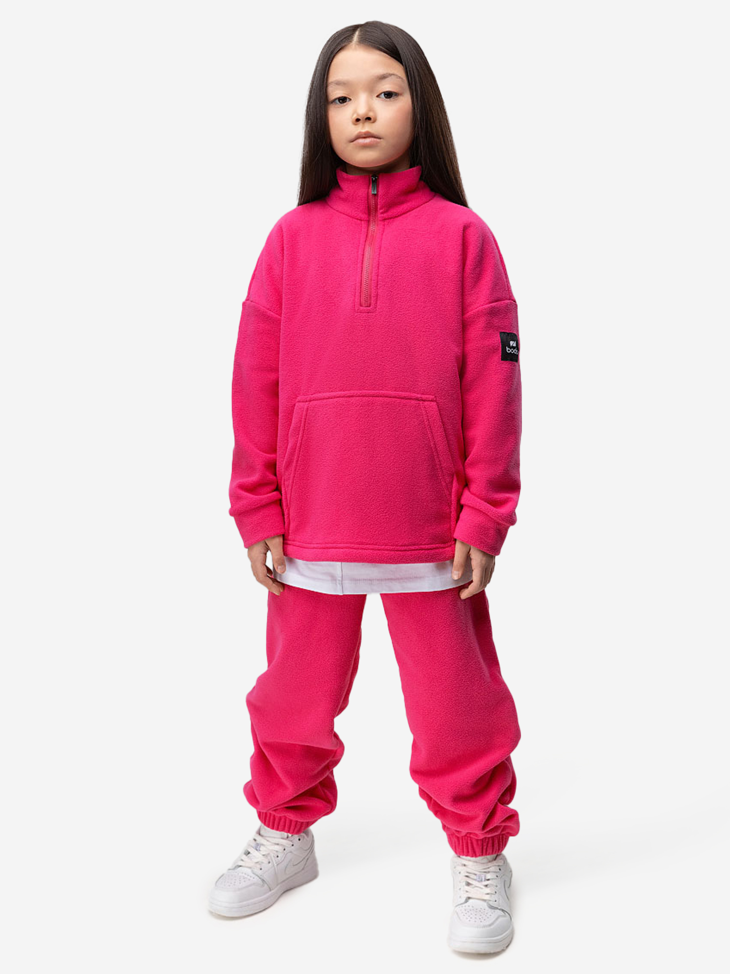 Изображение товара Флисовый костюм для девочек bodo малиновый 11-479MUBD2OB3N-MALINE